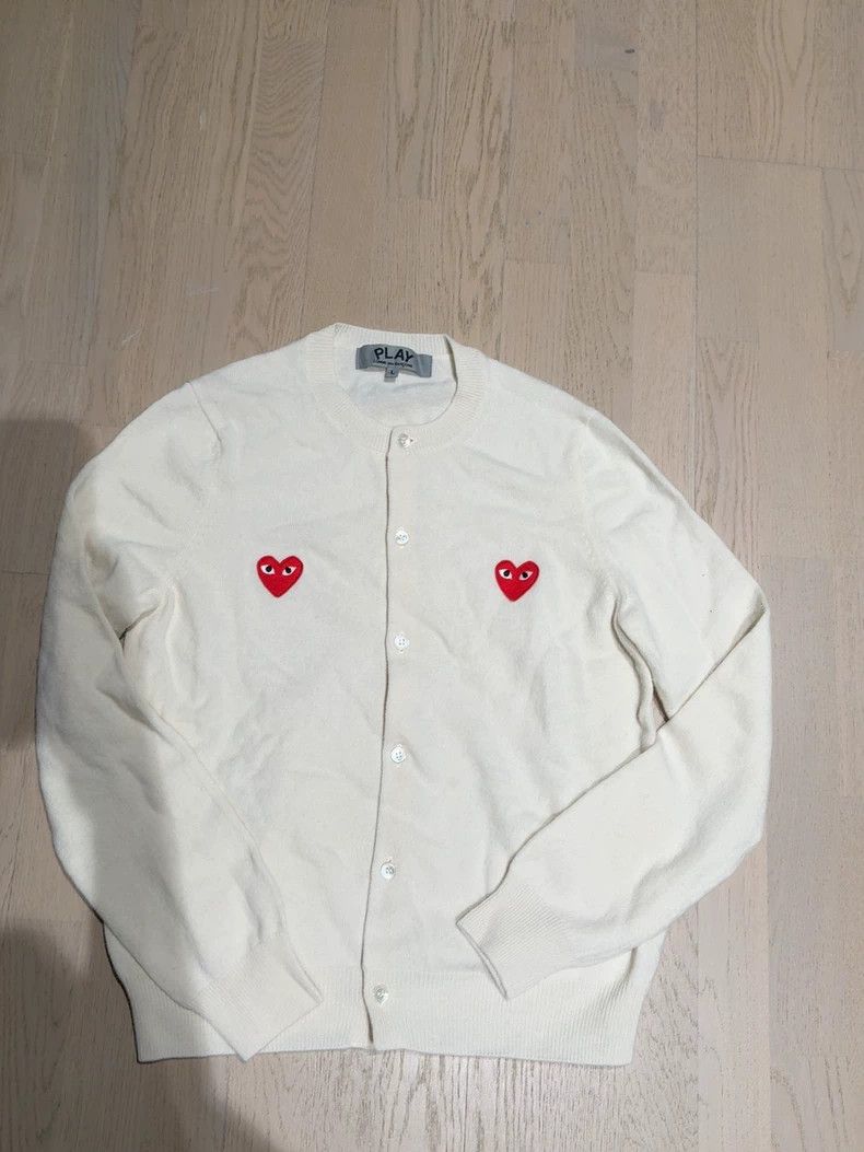 CDG Play Aoyama Limited Wool Cardigan - dmc