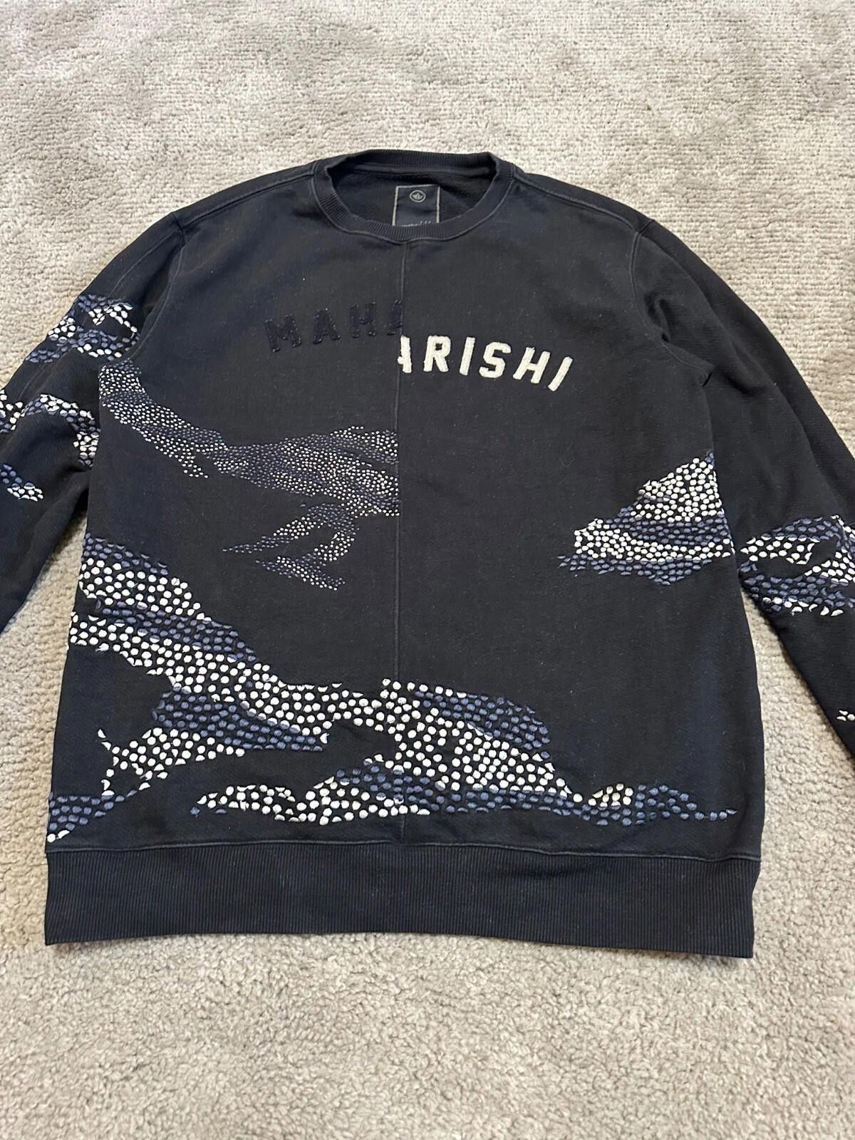 Maharishi MAHARISHI Two Tones Embroidered Sweatshirt Size S Size US S / EU 44-46 / 1 - 3 Thumbnail