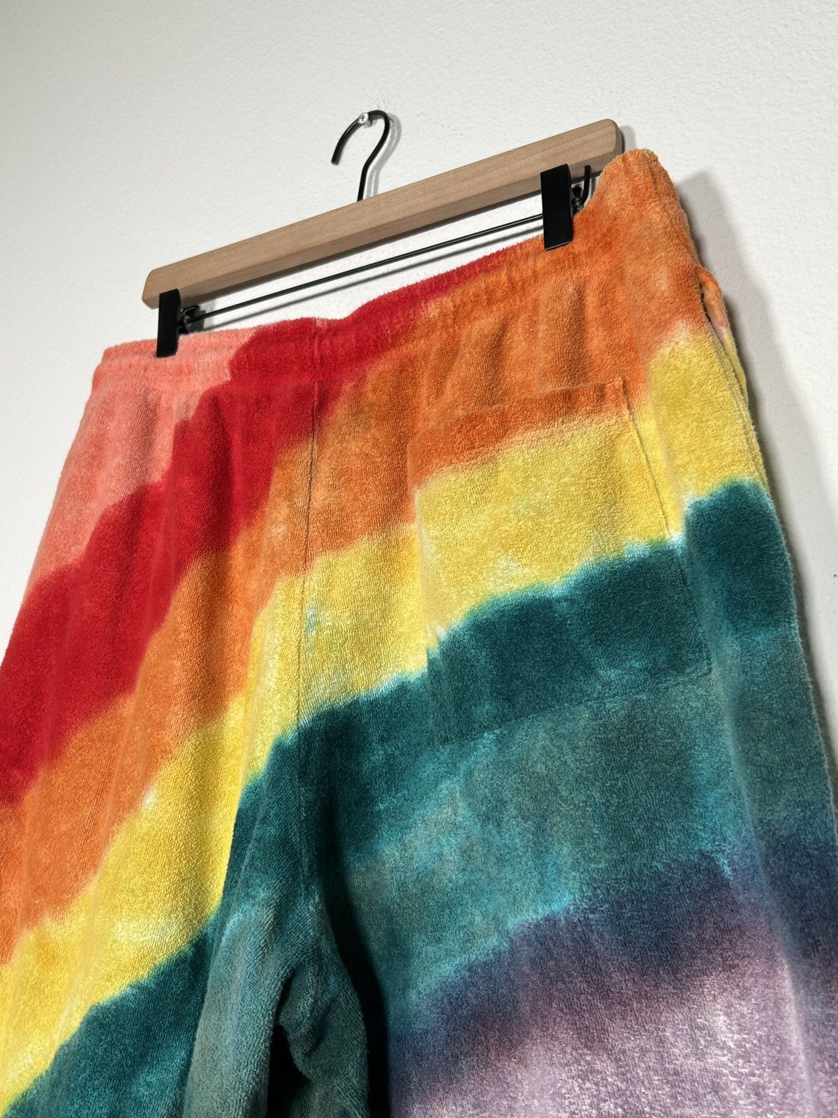 Acne Studios Rainbow Dyed Terry Cloth Shorts Size US 34 / EU 50 - 5 Thumbnail
