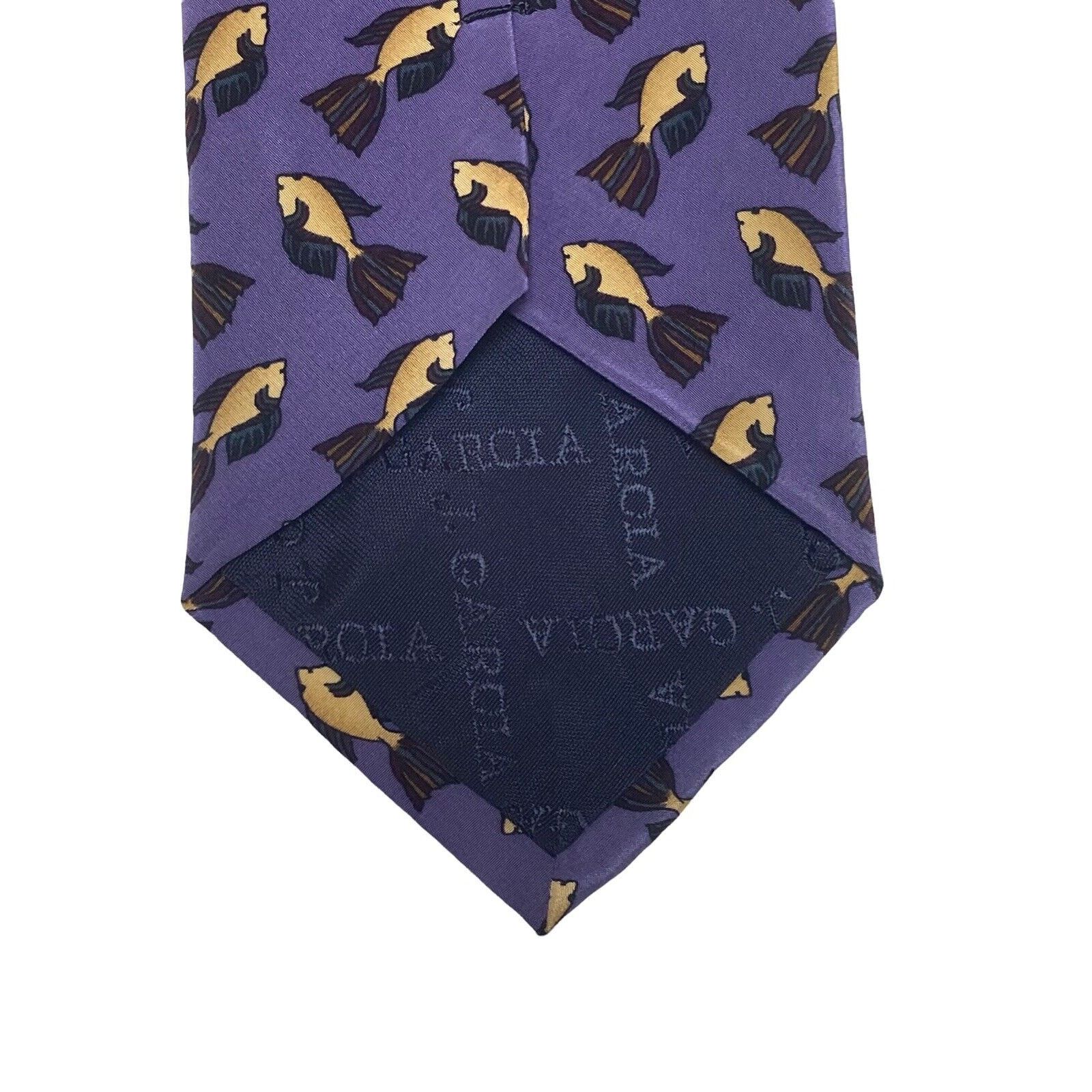 Vintage J Jerry Garcia Grateful Dead Fish Vintage Novelty Necktie Size ONE SIZE - 6 Thumbnail