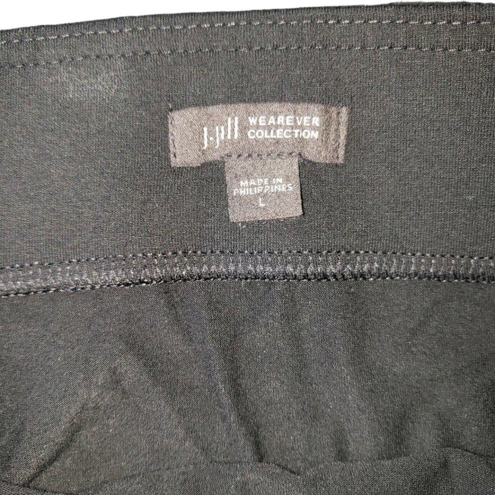 Designer CT1276 J.Jill Black A-line Skirt L Size 36" / US 14 / IT 50 - 2 Thumbnail