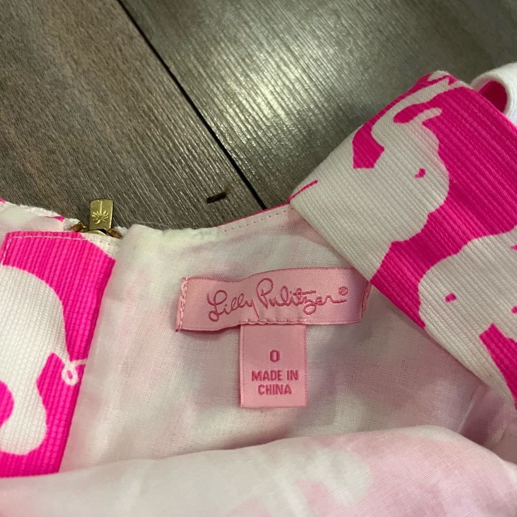 Lilly Pulitzer Lilly Pulitzer Pink Pattern Shift Dress Women 0 Size S / US 4 / IT 40 - 3 Thumbnail