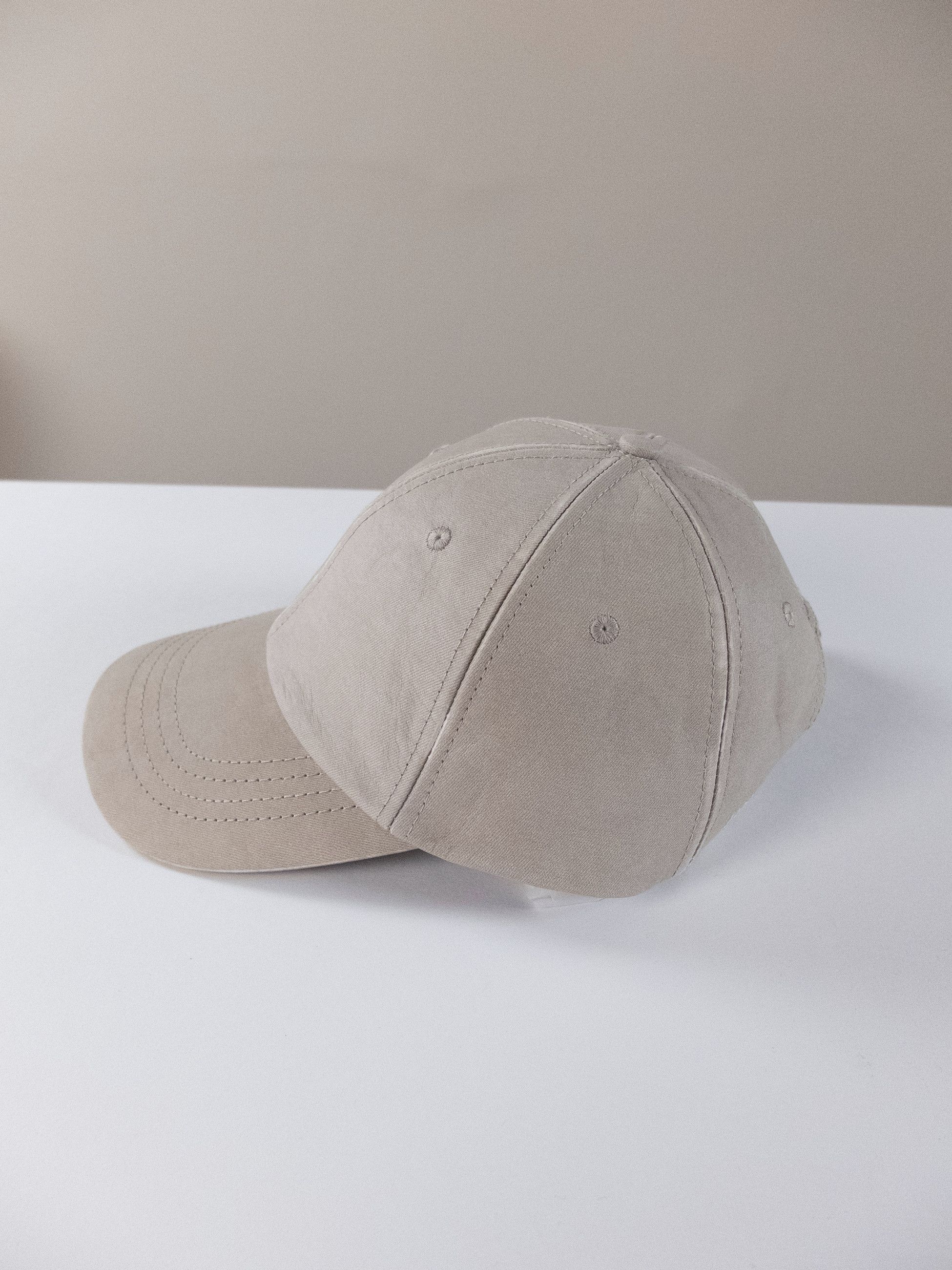 Bottega Veneta BOTTEGA VENETA beige chino print nubuck leather baseball cap Size ONE SIZE - 3 Thumbnail