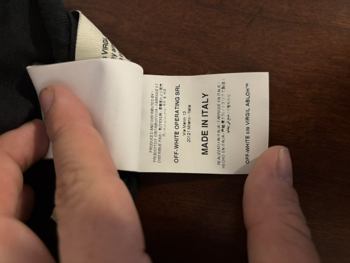 Off-White Off-White Industrial Y013 Black Hat Size ONE SIZE - 8 Thumbnail