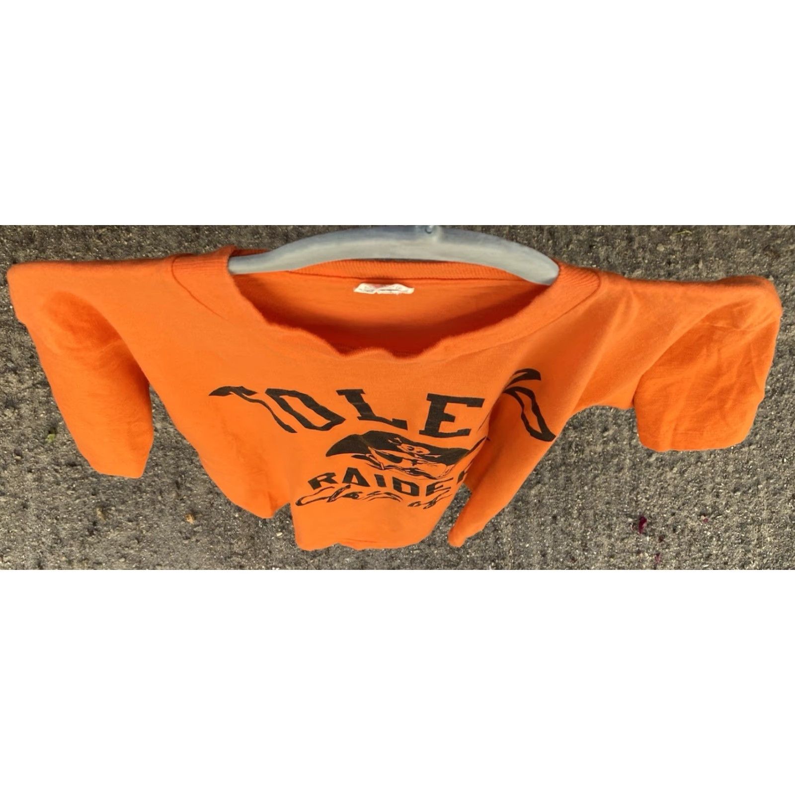 Vintage VINTAGE Screen Stars Toledo Raiders Pirate Class of 52 T Shirt Orange XL Mens Graphic Tee 1980s Size US XL / EU 56 / 4 - 7 Thumbnail
