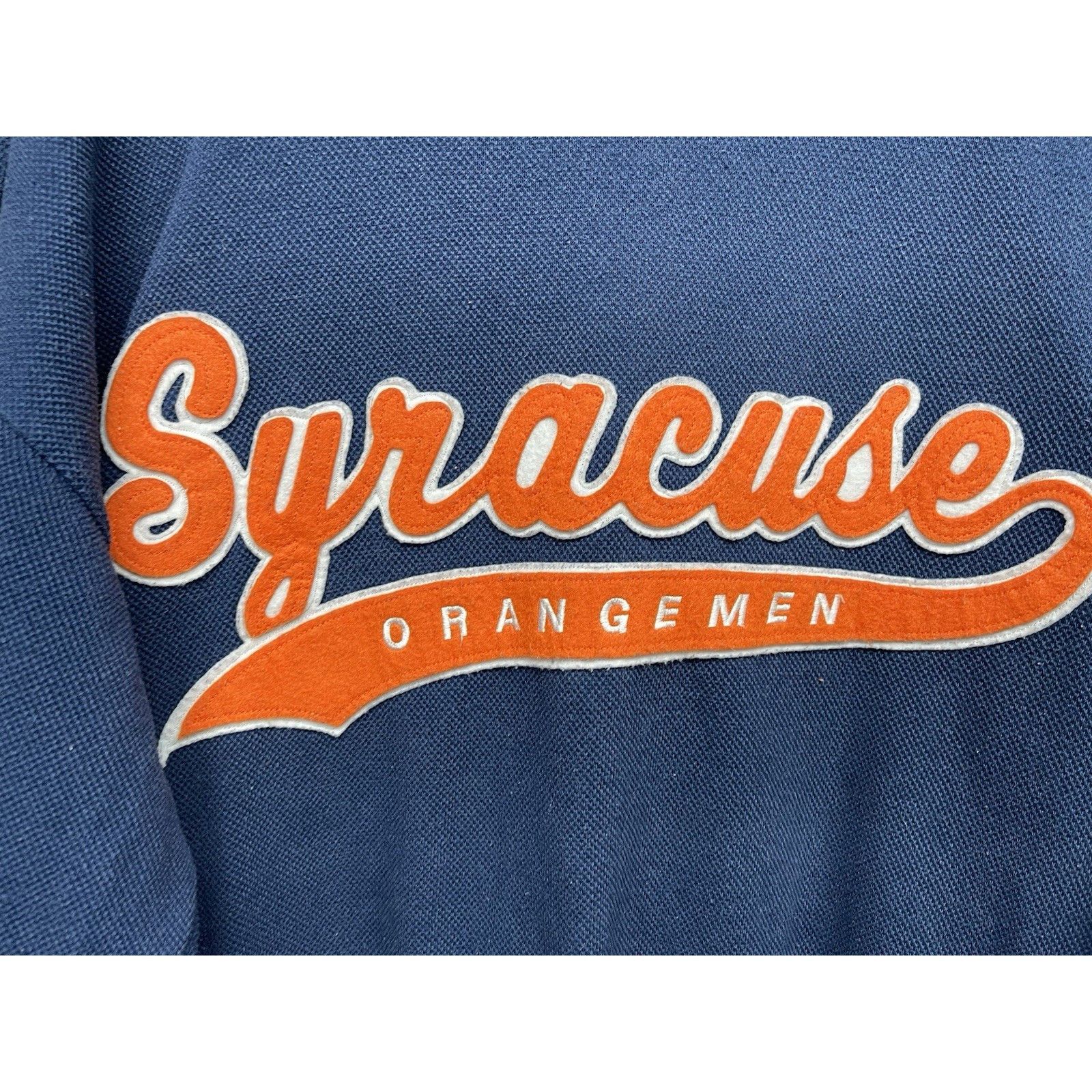 Starter VINTAGE 90S STARTER SYRACUSE ORANGEMEN SWEATSHIRT XL NAVY BL Size US XL / EU 56 / 4 - 3 Thumbnail