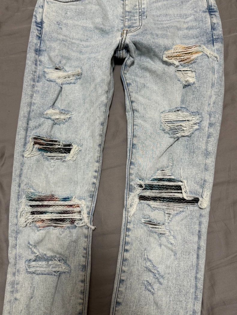 Amiri Amiri Rainbow patchwork jeans 2501-Nextarrow Size US 30 / EU 46 - 2 Thumbnail