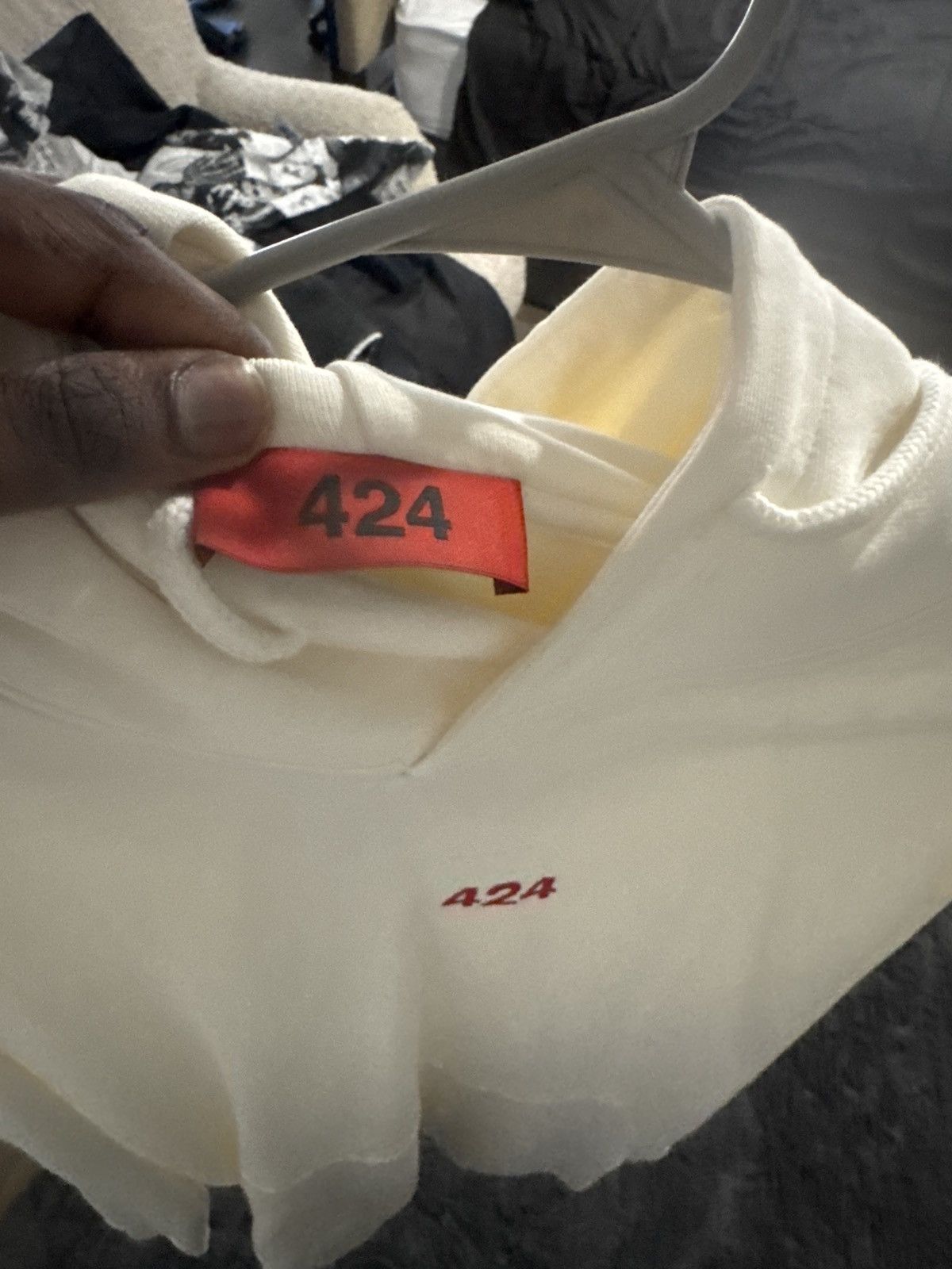 424 × Designer × Vintage 424 BEIGE HOODIE Size US M / EU 48-50 / 2 - 3 Thumbnail