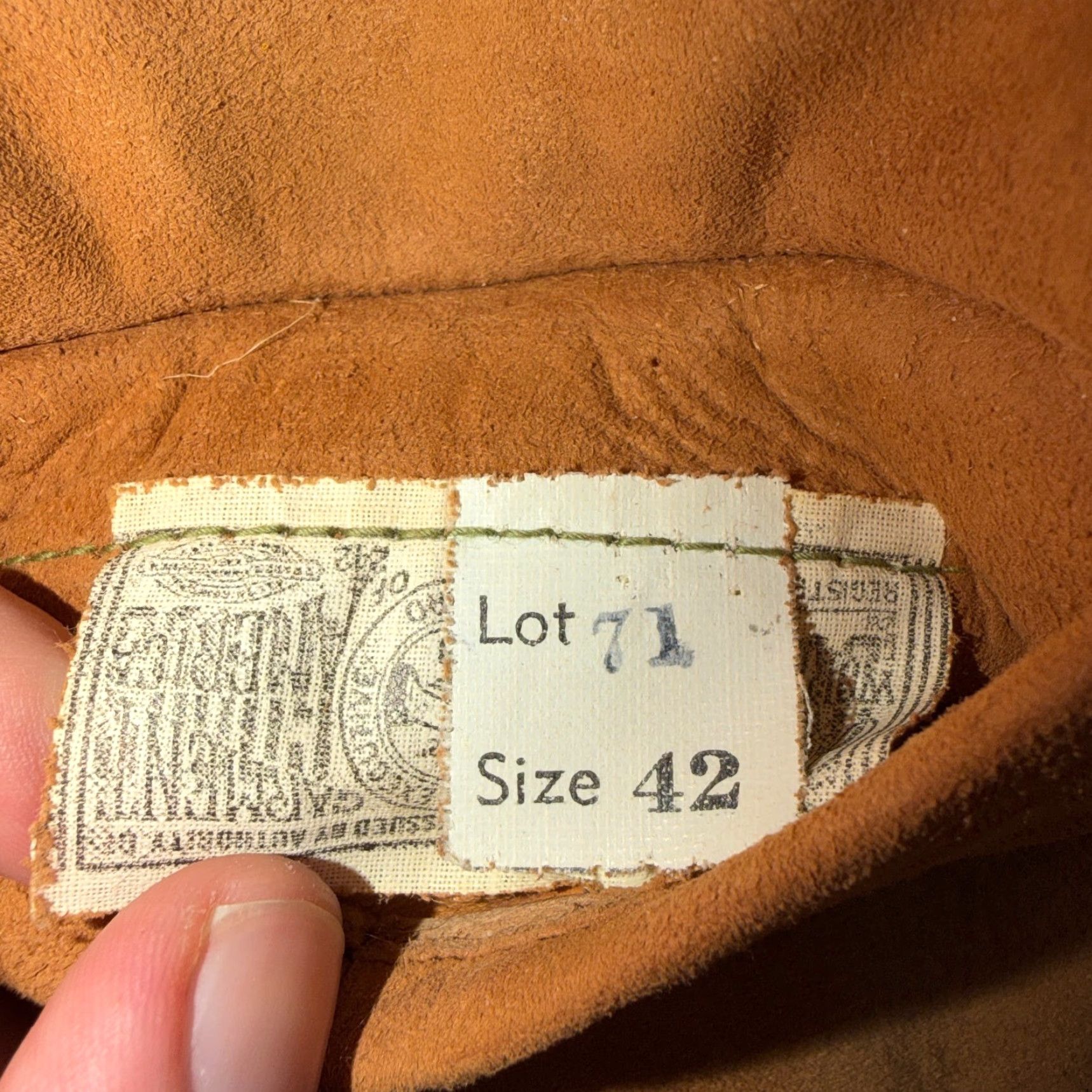Vintage VINTAGE Rodeo Suede Pullover Tunic 1940s Cowboy Shirt Size 42 Brown Western Hippie Mens Size US XL / EU 56 / 4 - 5 Thumbnail