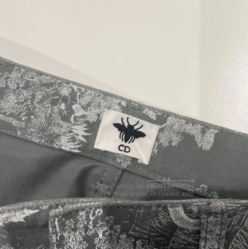 Dior Dior Gray Cotton Pattern Women's Shorts . Size 26" / US 2 / IT 38 - 4 Thumbnail