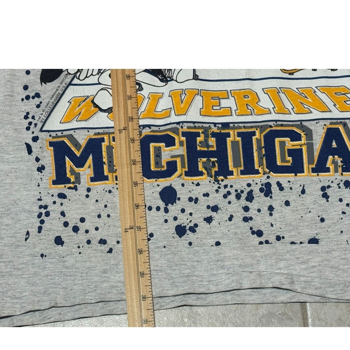 Signal Sport Vintage Michigan Wolverines Looney Tunes T Shirt XL 90s Size US XL / EU 56 / 4 - 5 Thumbnail