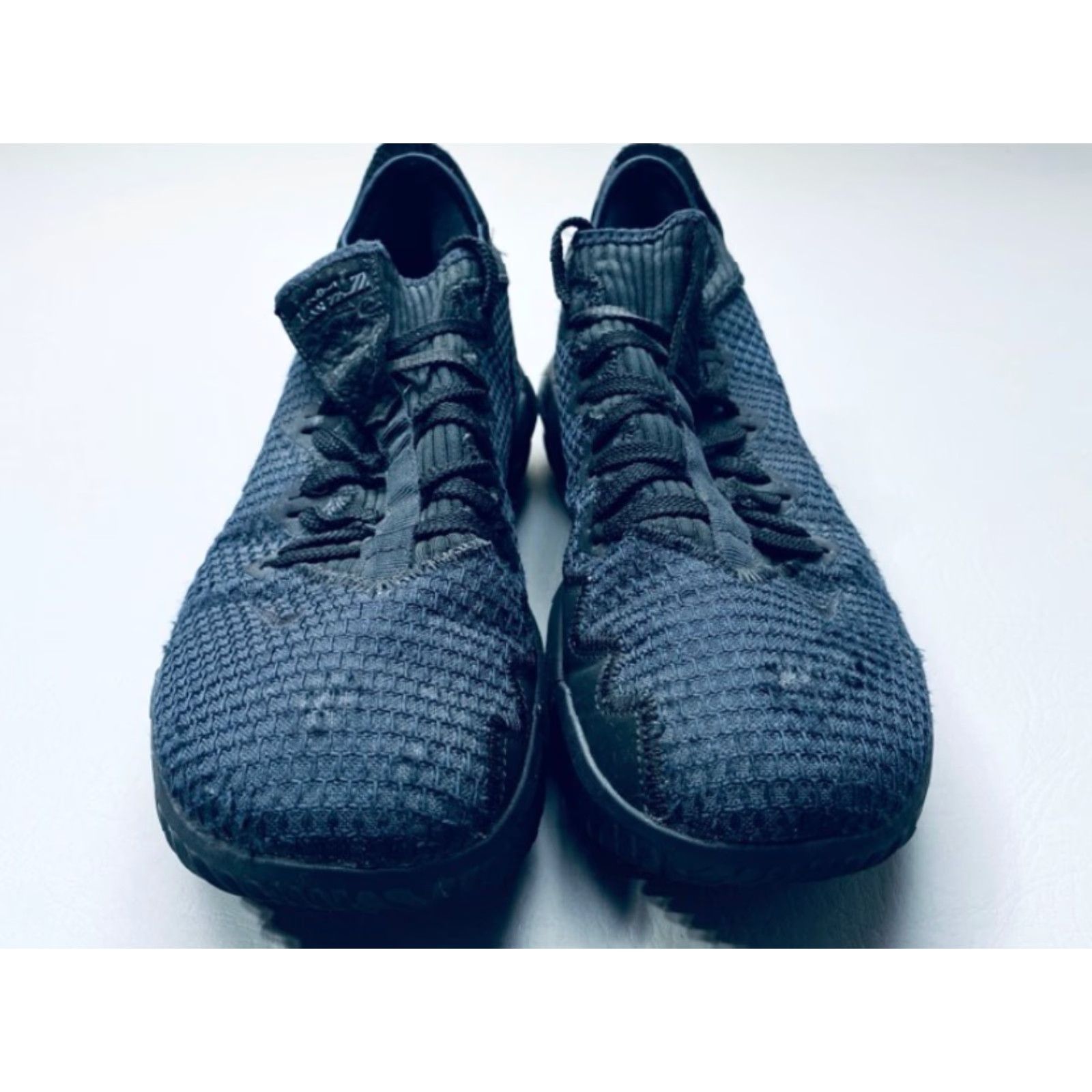Nike VINTAGE Nike Mens LeBron 16 Low Triple Black Lace Up Size 11 CI2668-002 *FLAWS Size ONE SIZE - 3 Thumbnail