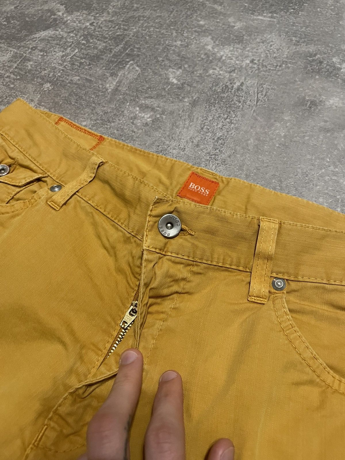 Hugo Boss Vintage Hugo Boss Yellow Pants Y2K Size 34/34 Size US 34 / EU 50 - 12 Thumbnail