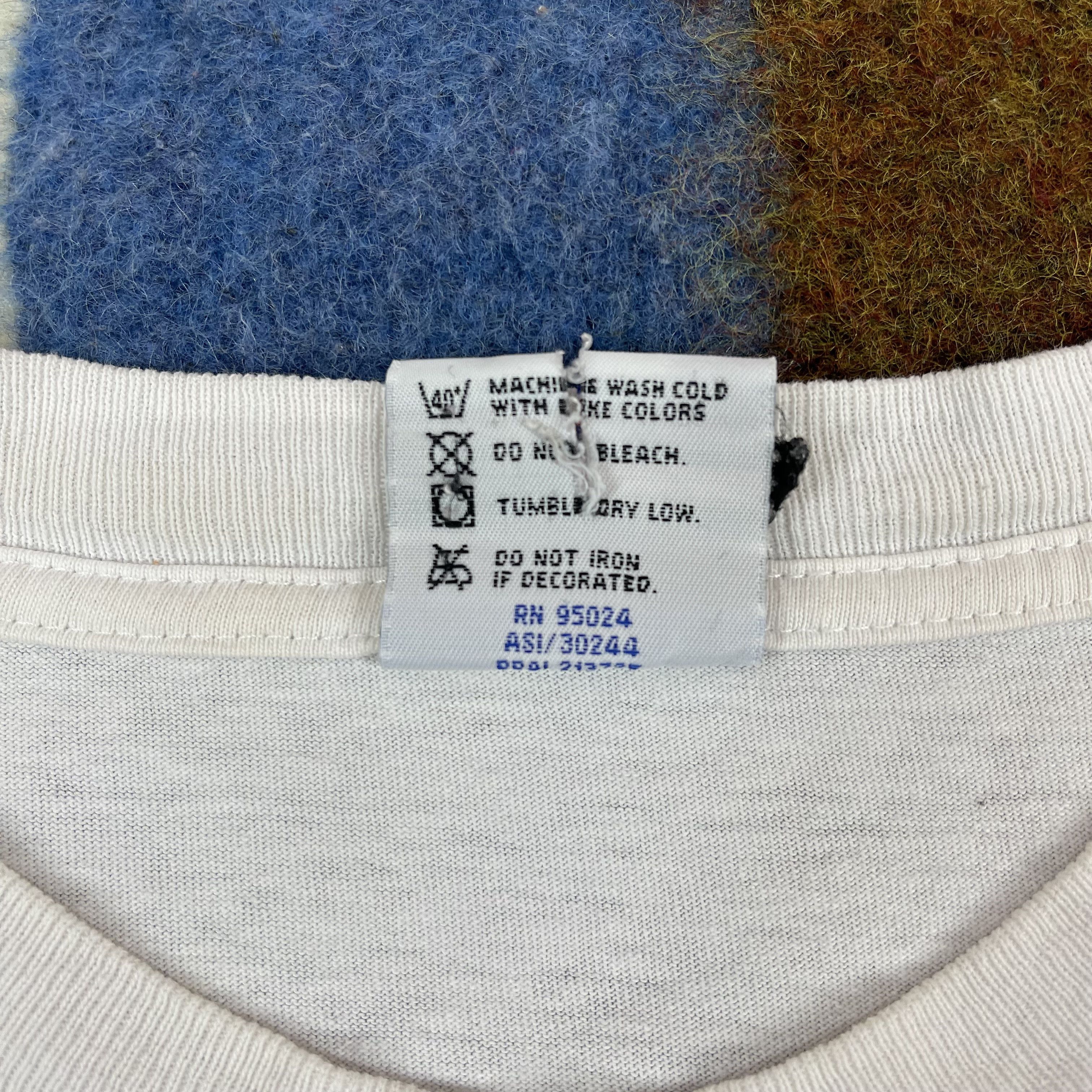 Vintage 90s Vintage POKER FACE by BAYSIDE Crew Neck T Shirt #1319/AT Size US XXL / EU 58 / 5 - 7 Thumbnail