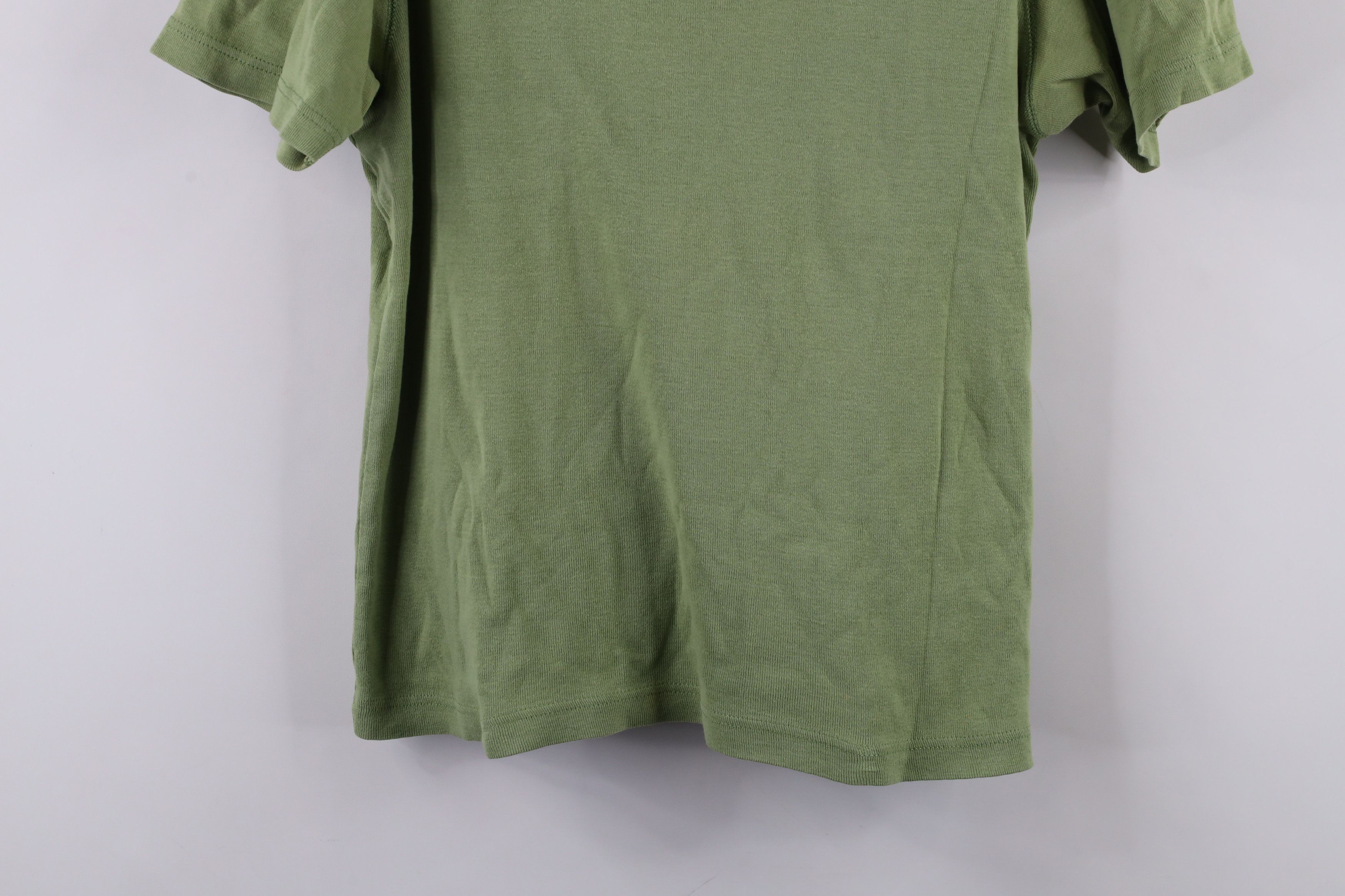 Gap × Vintage Vintage 90s Gap Blank Babydoll Ribbed Knit T-Shirt Green Size S / US 4 / IT 40 - 3 Thumbnail