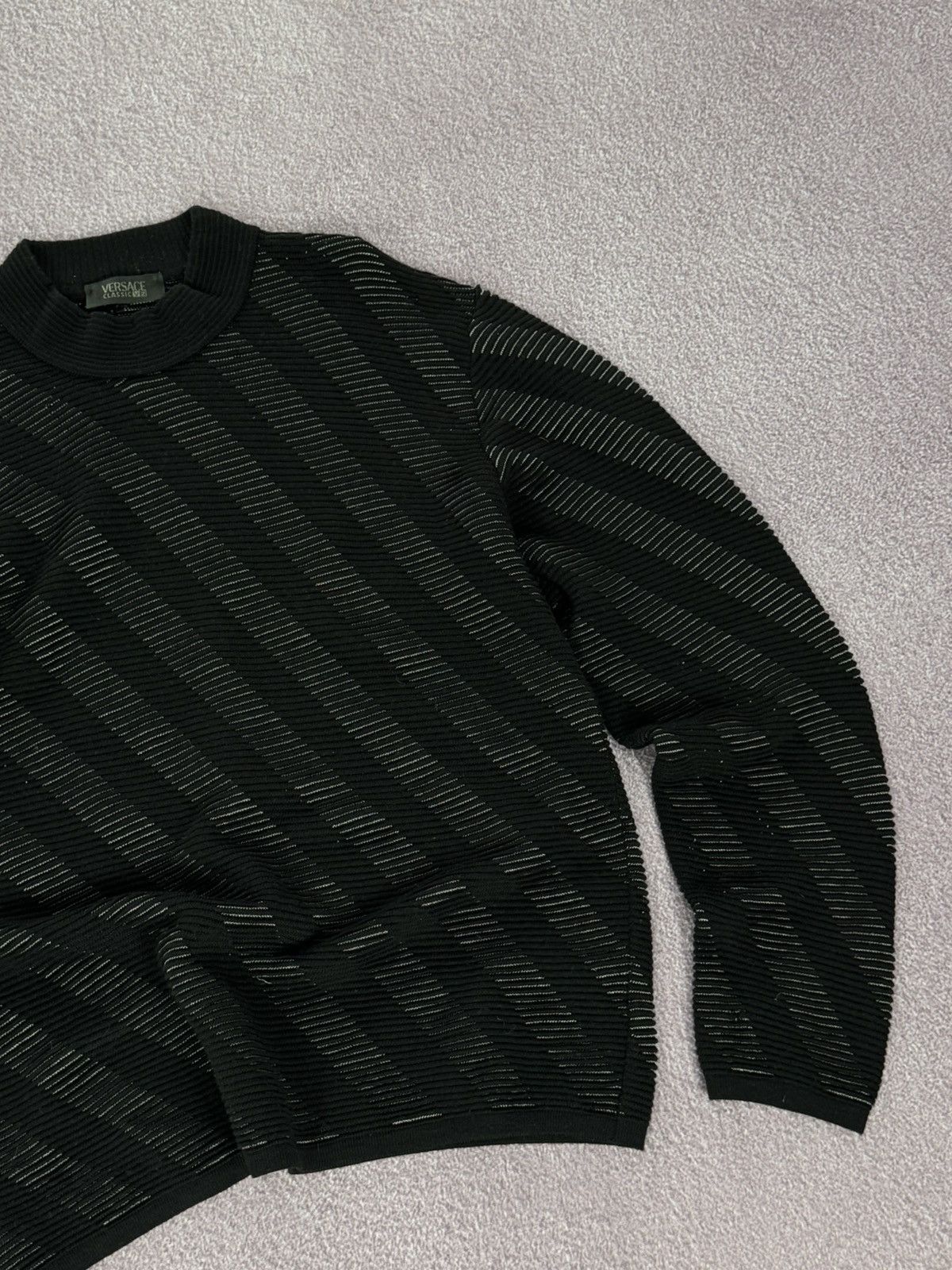 Versace Versace 90’s Vintage Knit V2 Archival Baggy Sweater Size US M / EU 48-50 / 2 - 5 Thumbnail