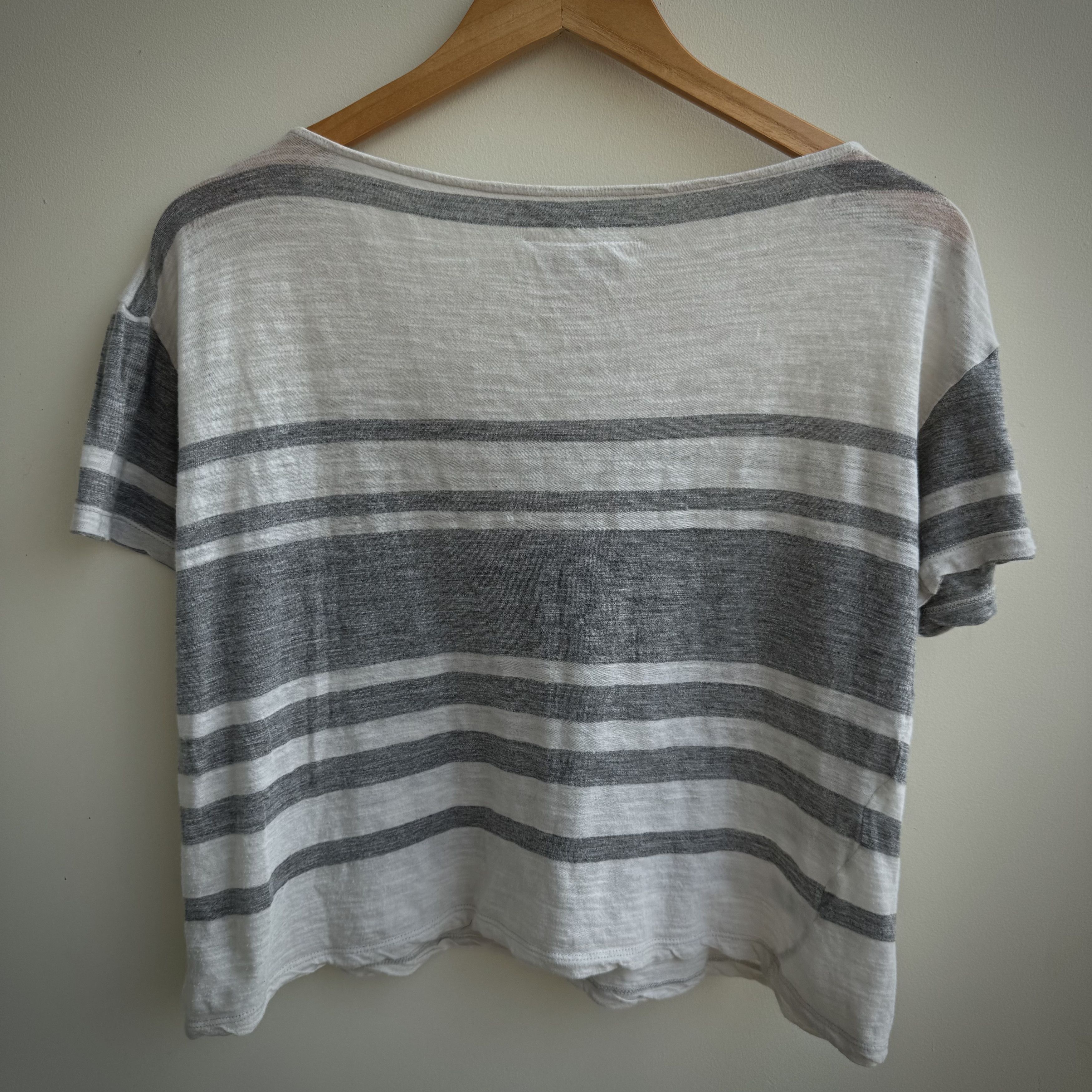 Maison Margiela Maison Margiela MM6 Archive Cropped Striped Tee Size US S / EU 44-46 / 1 - 5 Thumbnail