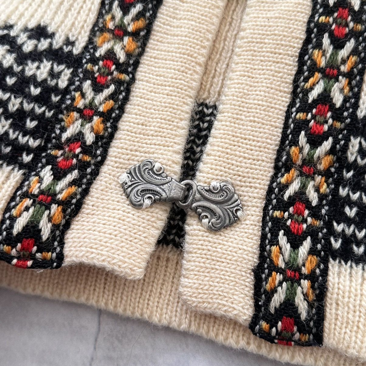 Dale Of Norway 80s 90s Nordic Pattern Knit Cardigan Vintage Dale Of Norway Size US L / EU 52-54 / 3 - 10 Thumbnail
