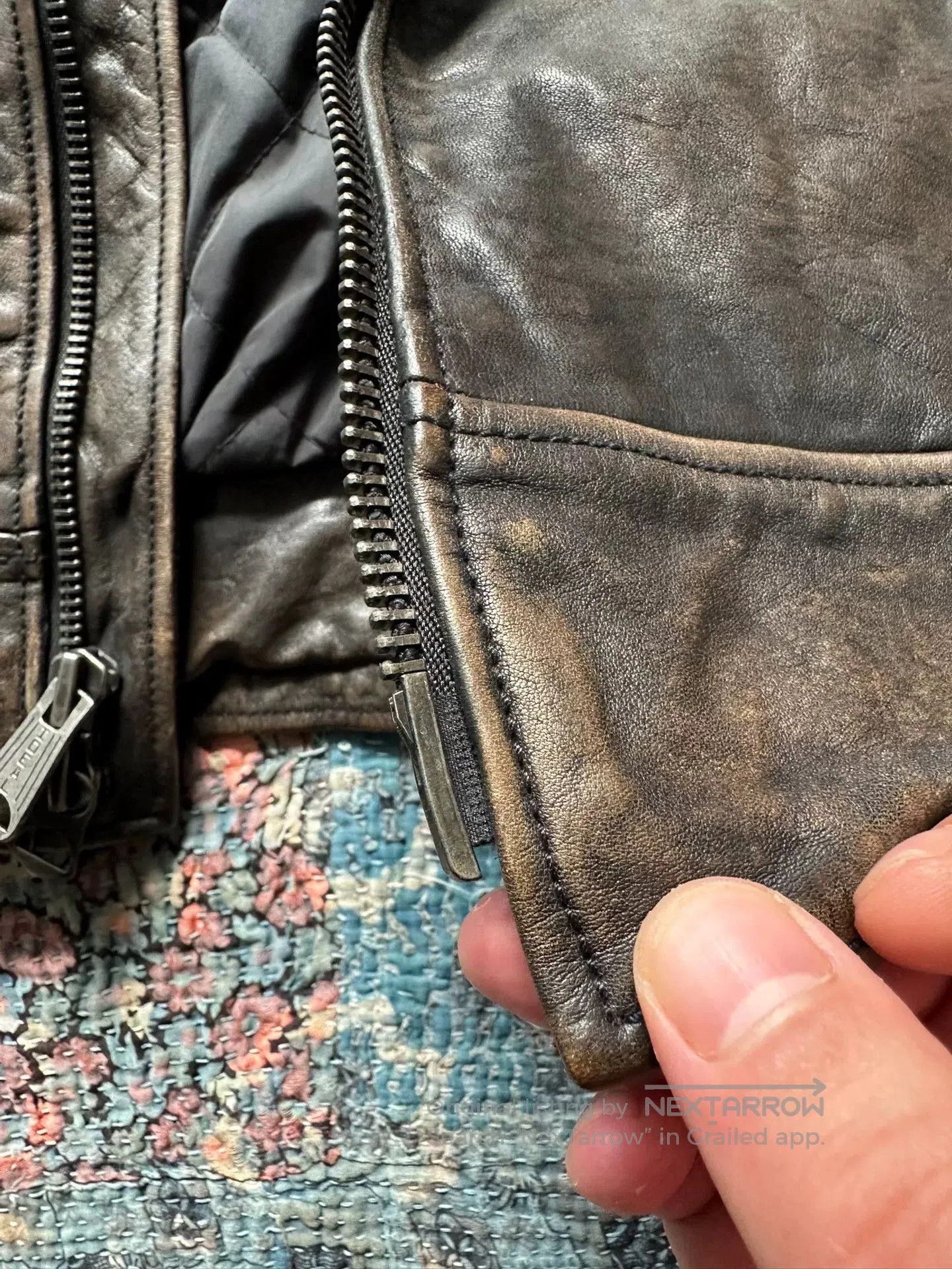 RRL Ralph Lauren raloh lauren motorcycle leather jacket. Size US S / EU 44-46 / 1 - 9 Thumbnail