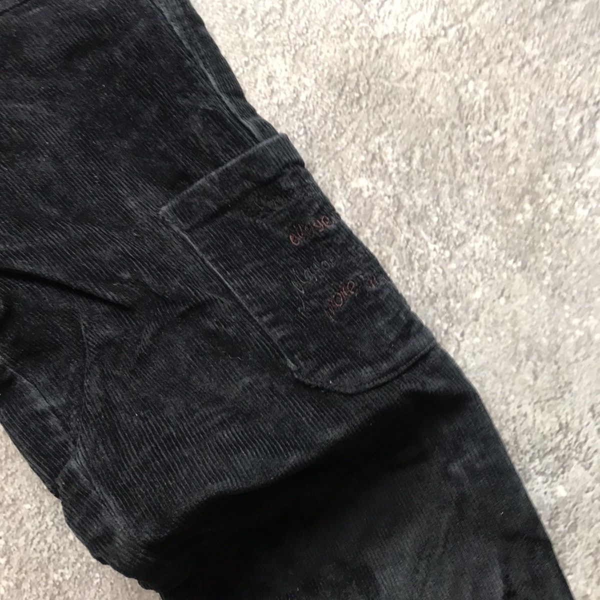 If Six Was Nine VINTAGE VELVET CARGO PANTS FLARED PARACHUTE SPRING JAPAN 90S Size 26" / US 2 / IT 38 - 5 Thumbnail