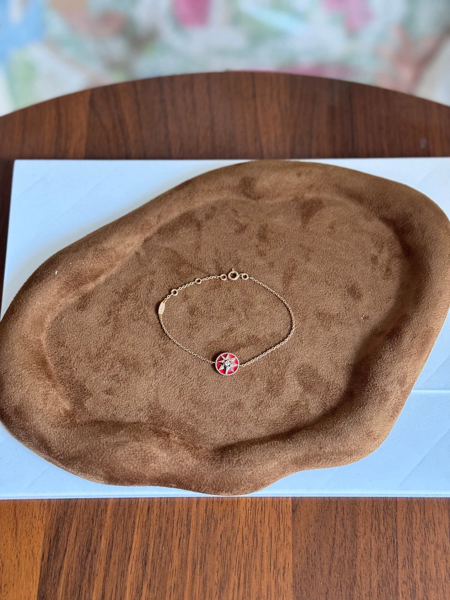 Dior DIOR rose gold 18k diamond & red agate bracelet Size ONE SIZE - 1 Thumbnail