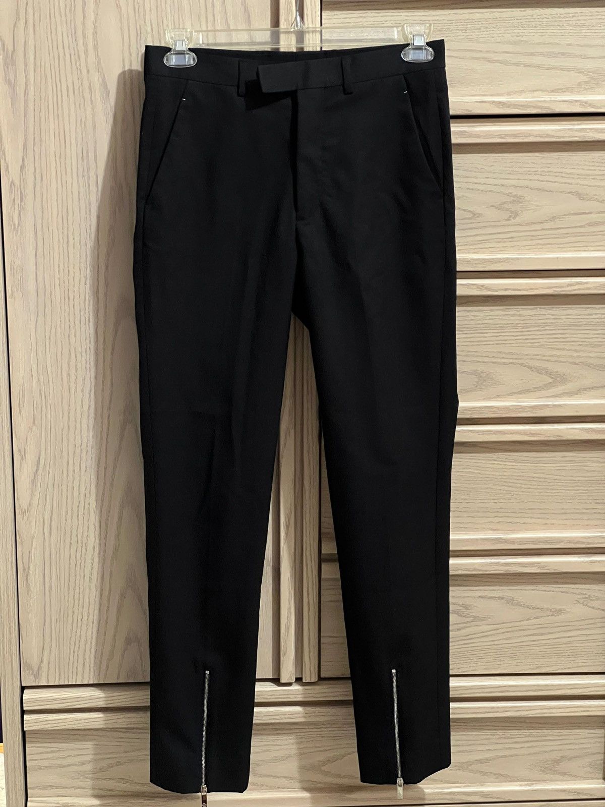 Berluti Berluti 1895 1740$ Gabardine Zip Pants Black EU 46 (US 30) Size US 30 / EU 46 - 1 Thumbnail