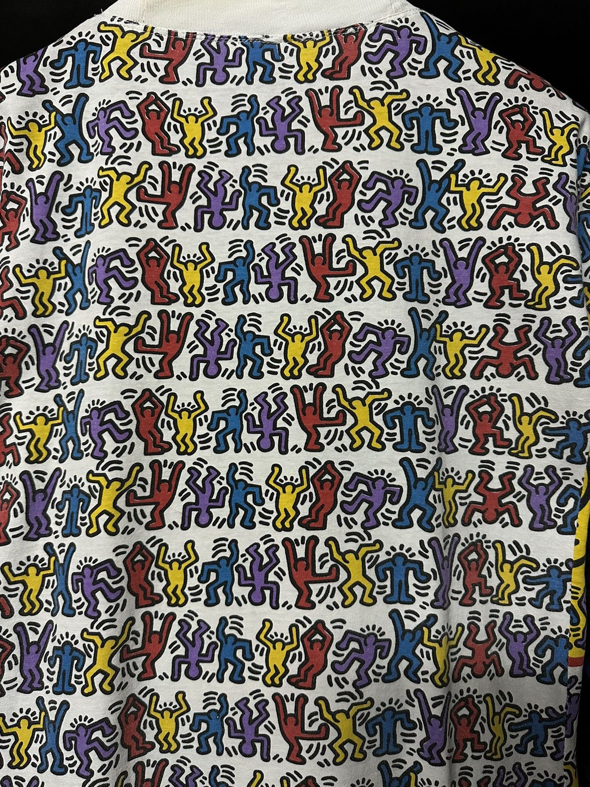 Andy Warhol Vintage 90s Keith Haring Popart Ovp Tee Size US M / EU 48-50 / 2 - 9 Thumbnail