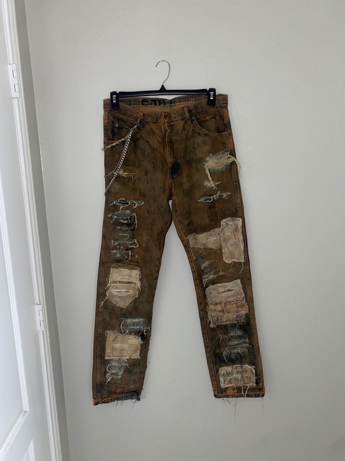 Handmade 3li upcycle denim Size US 32 / EU 48 - 1 Thumbnail