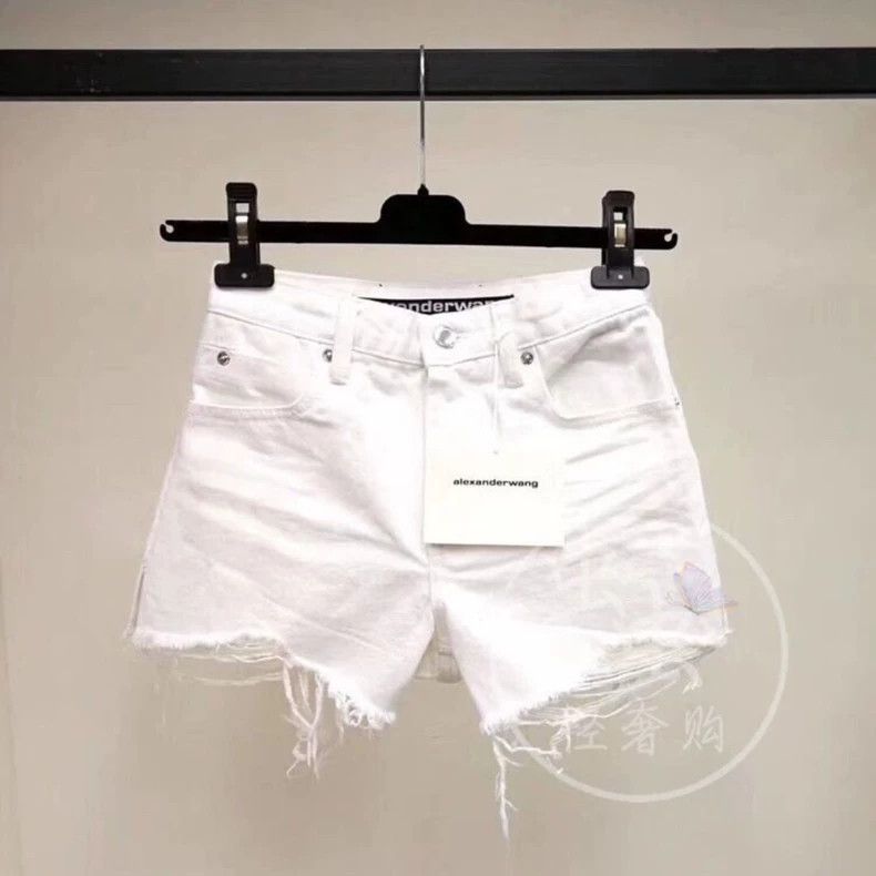 Alexander Wang Alexander Wang White Denim Shorts - dmc Size US 26 / EU 42 - 1 Thumbnail