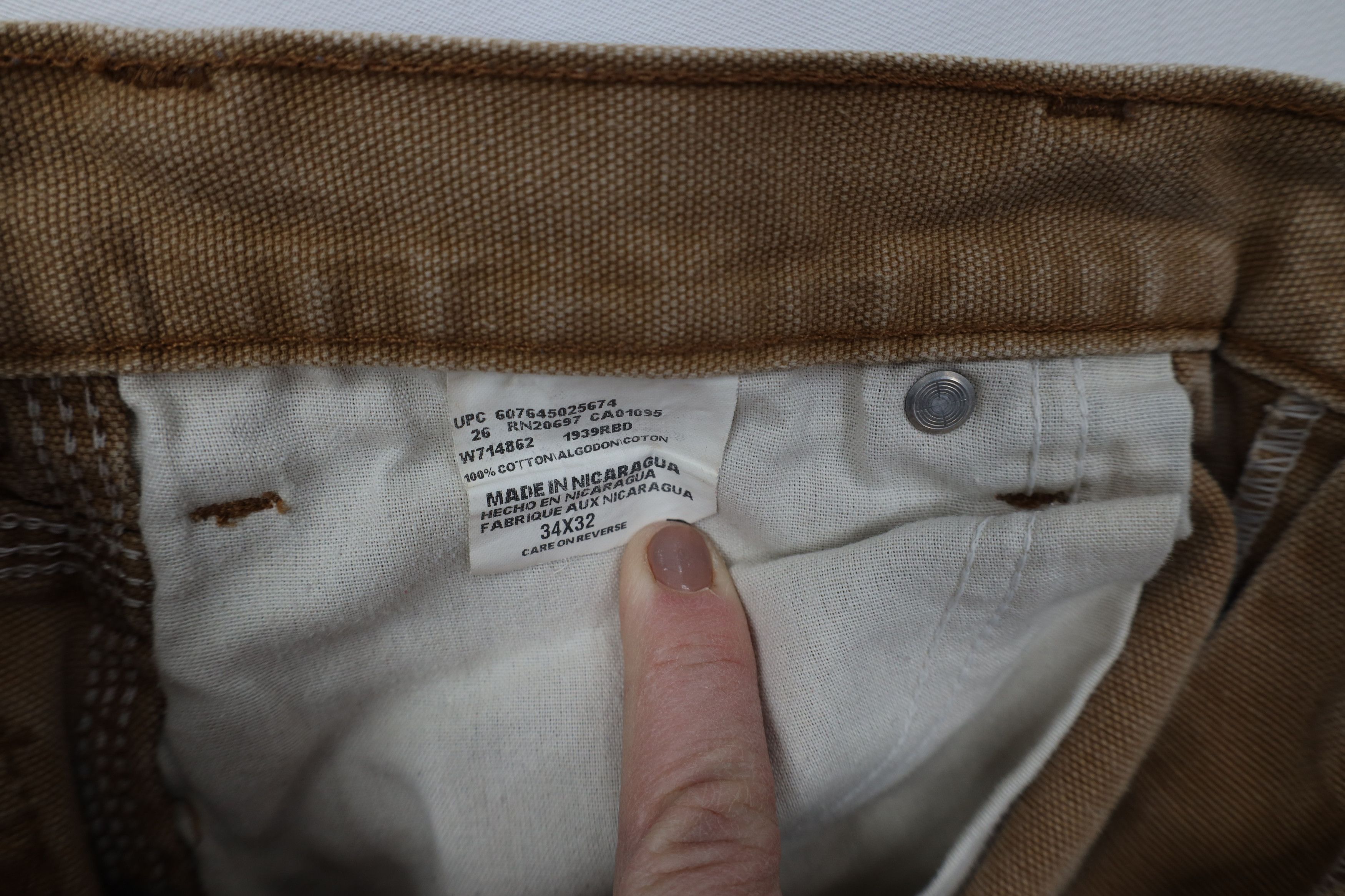 Dickies Vintage Y2K Dickies Canvas Dungaree Pants Duck Brown Size US 34 / EU 50 - 9 Thumbnail