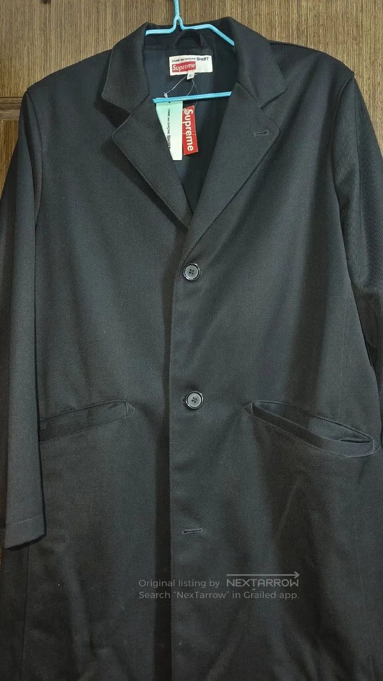Comme des Garcons Supreme x CDG FW18 Shirt Coat. Size US M / EU 48-50 / 2 - 2 Thumbnail