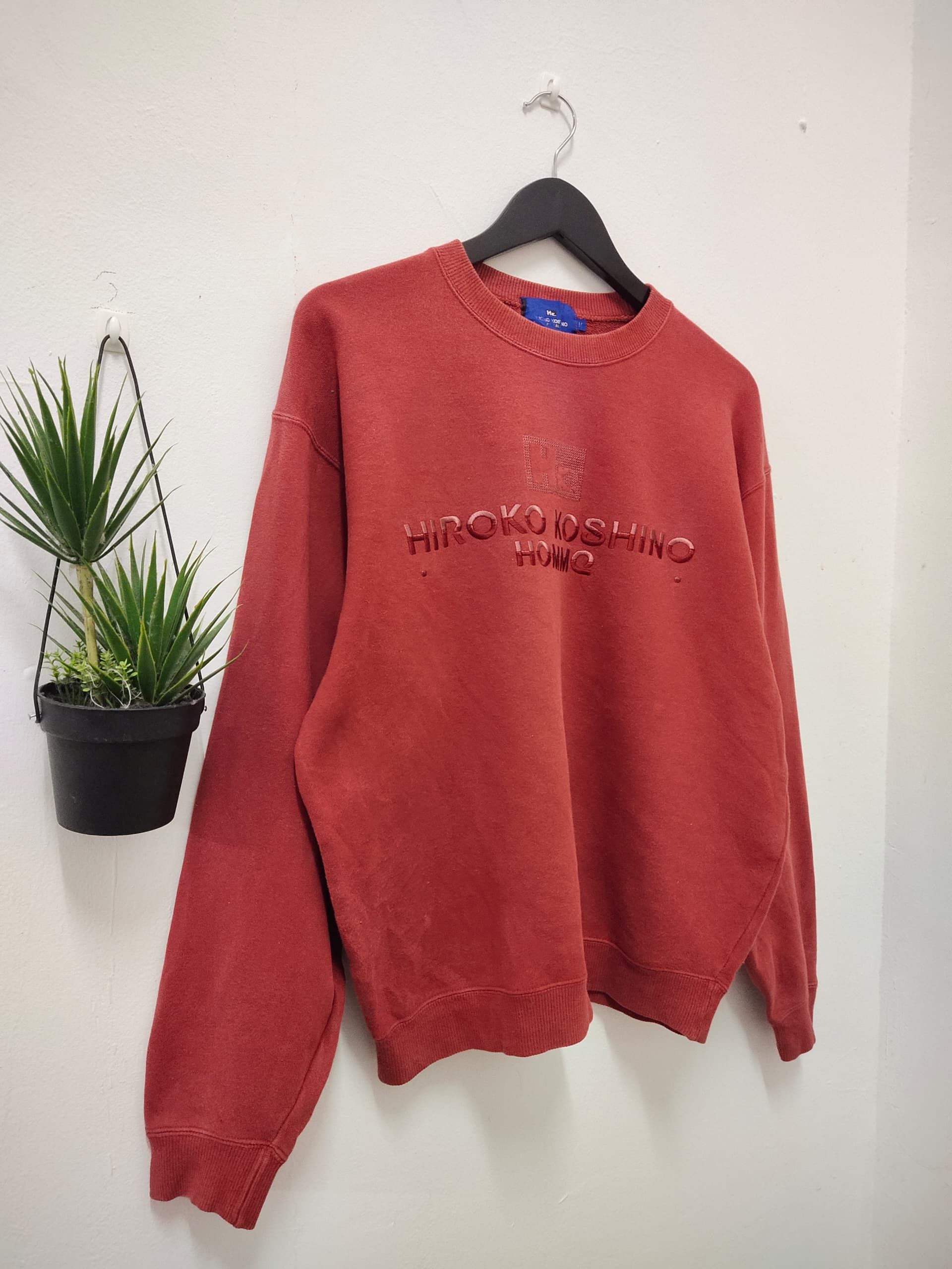 Hiroko Koshino Homme Vintage Hiroko Koshino Homme Big logo sweatshirt Size US M / EU 48-50 / 2 - 4 Thumbnail