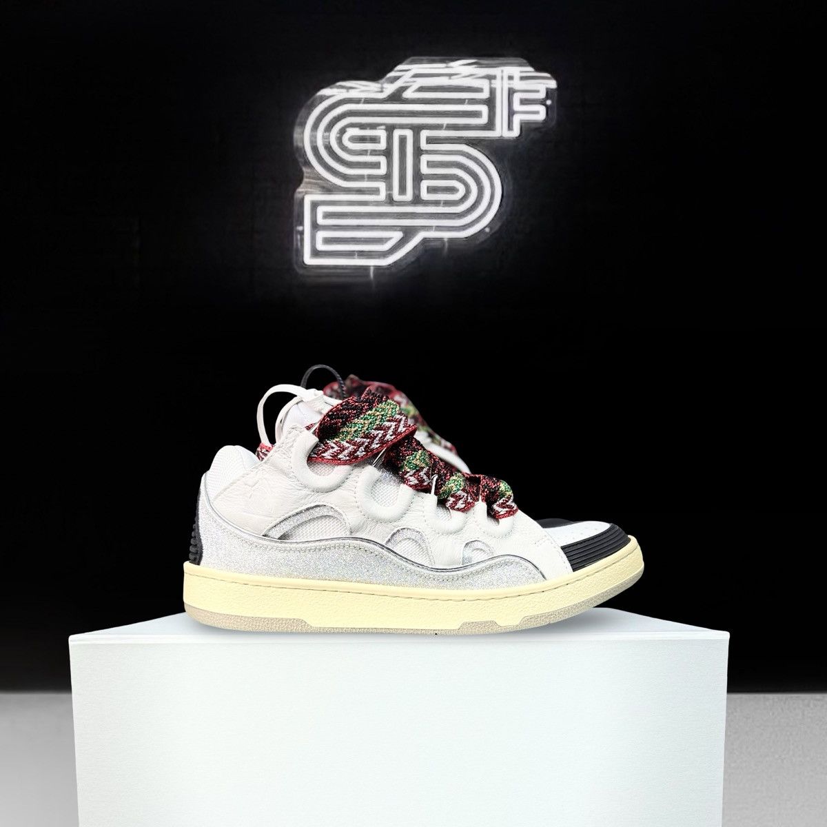 Lanvin Lanvin Glitter Curb Sneaker Size US 13 / EU 46 - 1 Thumbnail