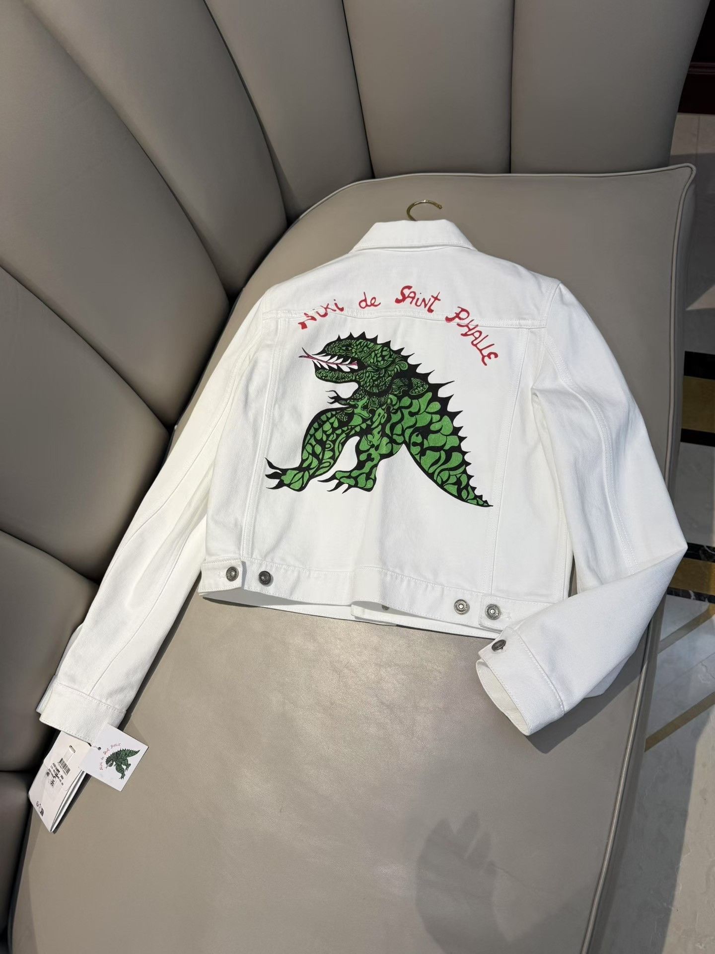 Dior Dior Limited Dinosaur Denim Jacket Size S / US 4 / IT 40 - 1 Thumbnail