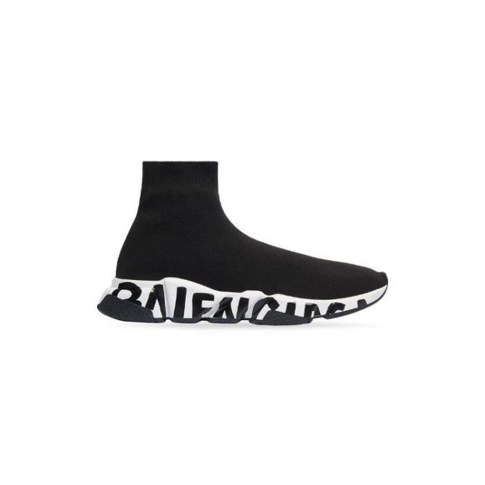 o1w1db10126 Speed Graffiti Sneakers in Black