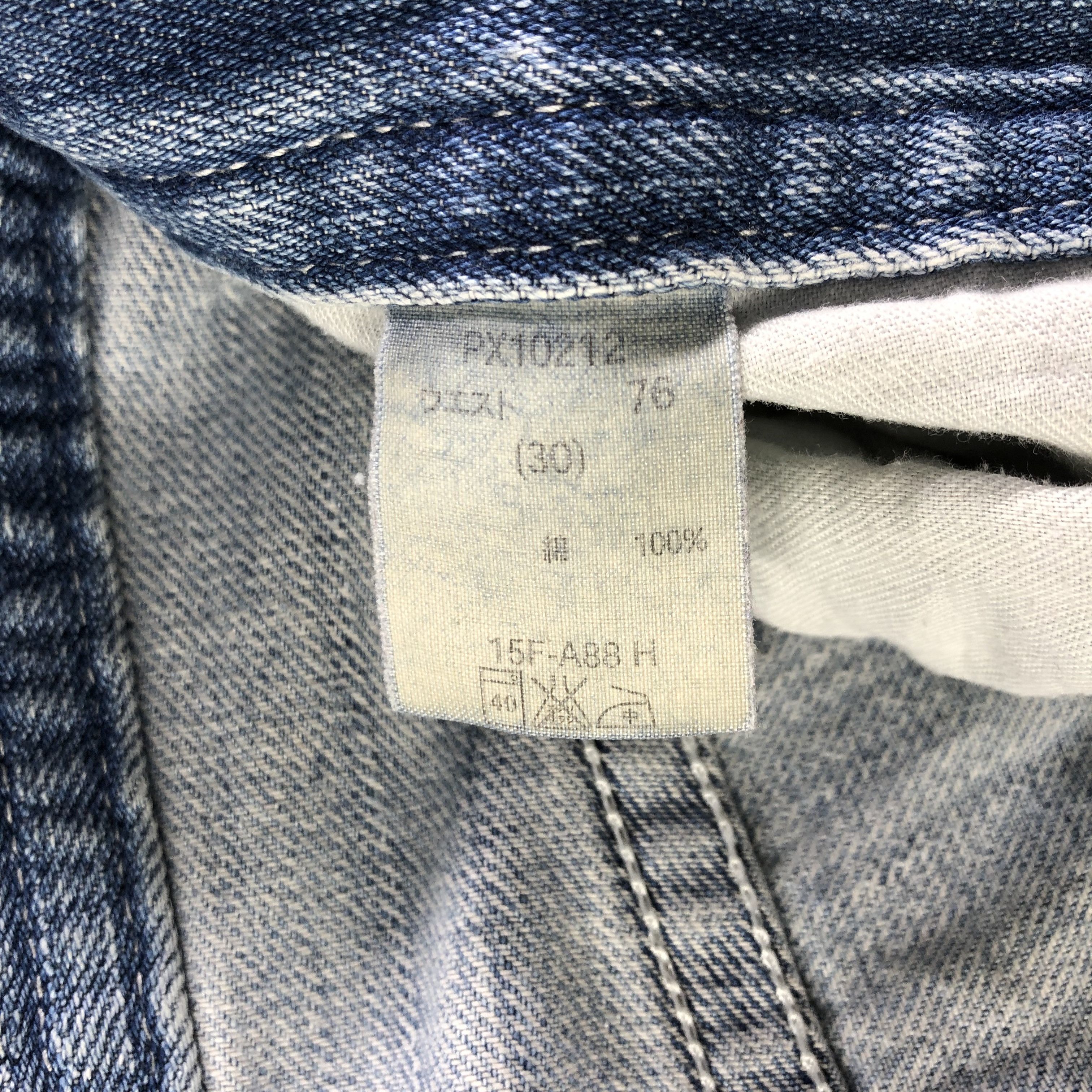 Japanese Brand GL Heart Jeans Light Wash Denim KJ2365 Size US 30 / EU 46 - 8 Thumbnail