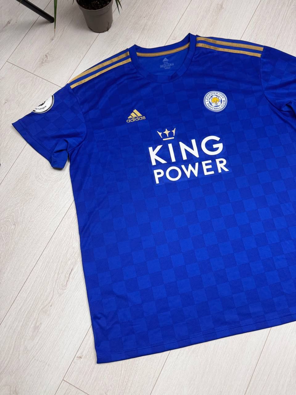 Adidas Vintage adidas Leicester soccer jersey 2019-2020 gold line Size US XXL / EU 58 / 5 - 2 Thumbnail