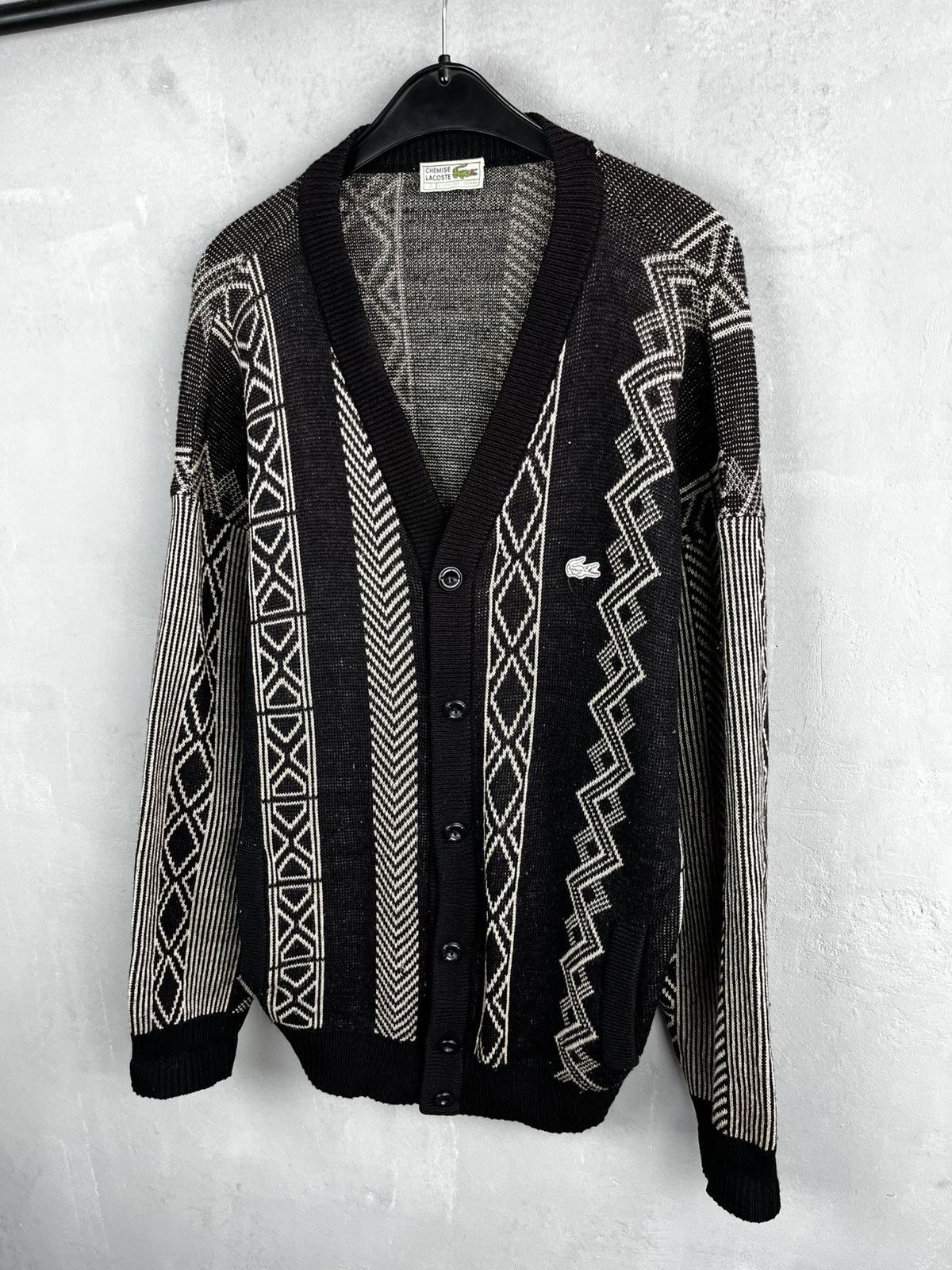 Lacoste Lacoste cardigan sweater vintage 90s Size US XL / EU 56 / 4 - 1 Thumbnail
