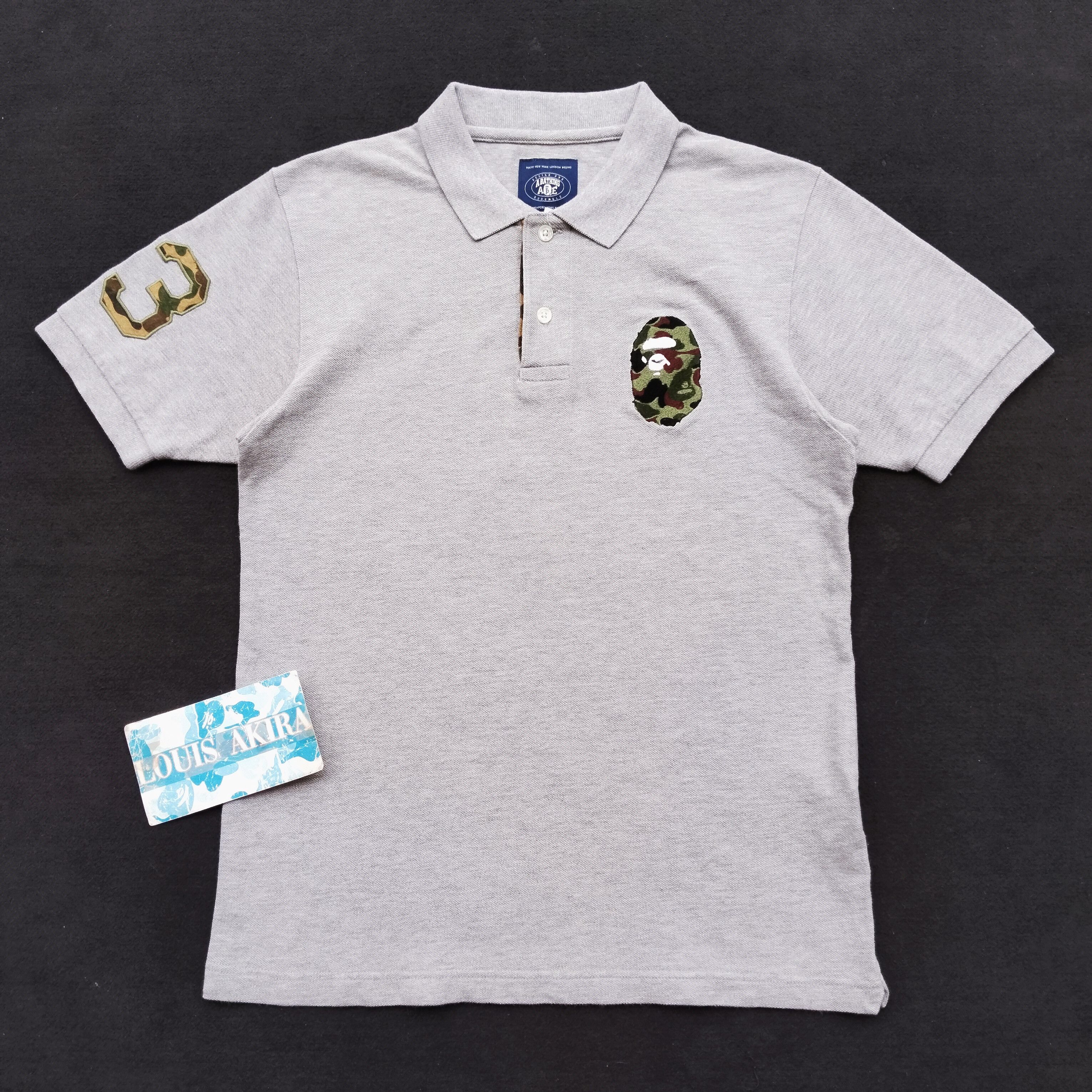 Bape Bape Embriodery Ape Head Camo Polo Size US S / EU 44-46 / 1 - 1 Thumbnail