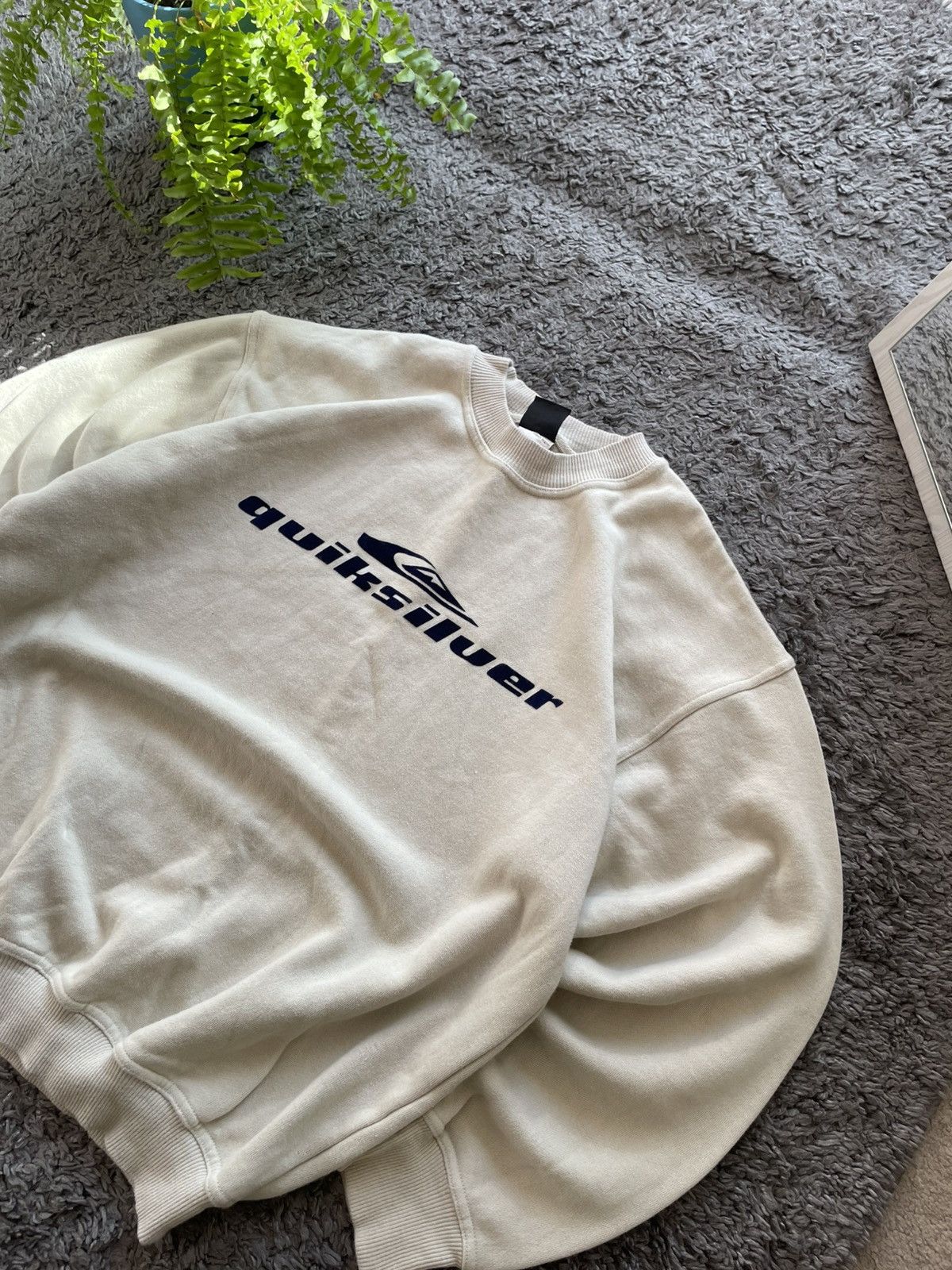 Quiksilver × Vintage 00s Quicksilver Sweatshirt Streetwear Vintage Logo Y2k Rare Size US M / EU 48-50 / 2 - 4 Thumbnail