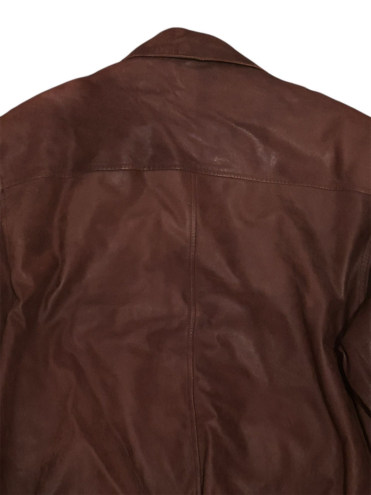 Pelle Pelle Pelle Pelle Brown Leather Bomber Jacket Vintage Distressed M Size US M / EU 48-50 / 2 - 9 Thumbnail