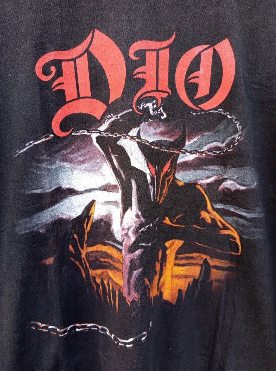 Vintage Rare 🔥Vintage Dio Band T-Shirts Size US L / EU 52-54 / 3 - 2 Thumbnail