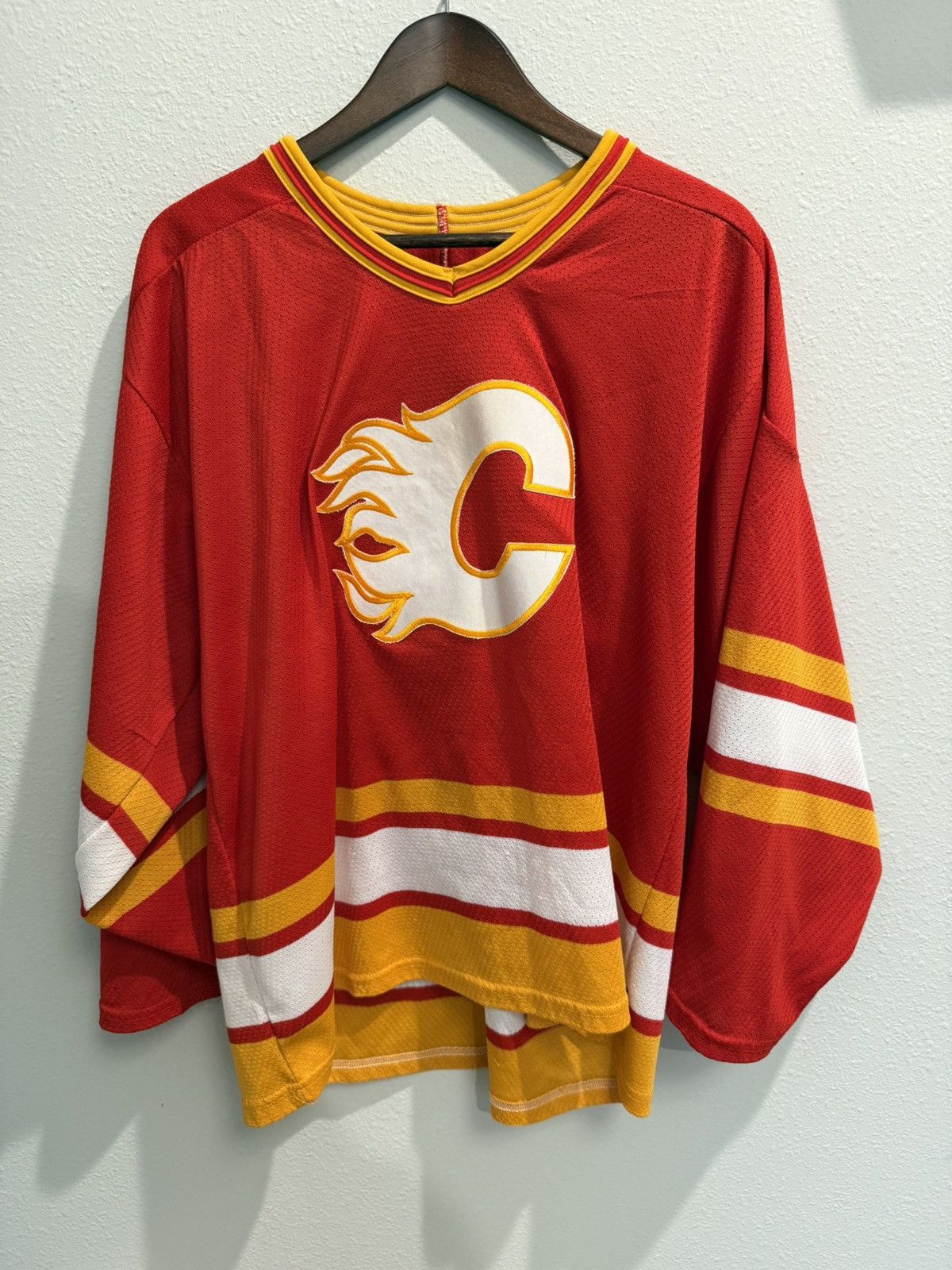 Other Vintage 80s Calgary Flames CCM NHL jersey Size US L / EU 52-54 / 3 - 1 Thumbnail