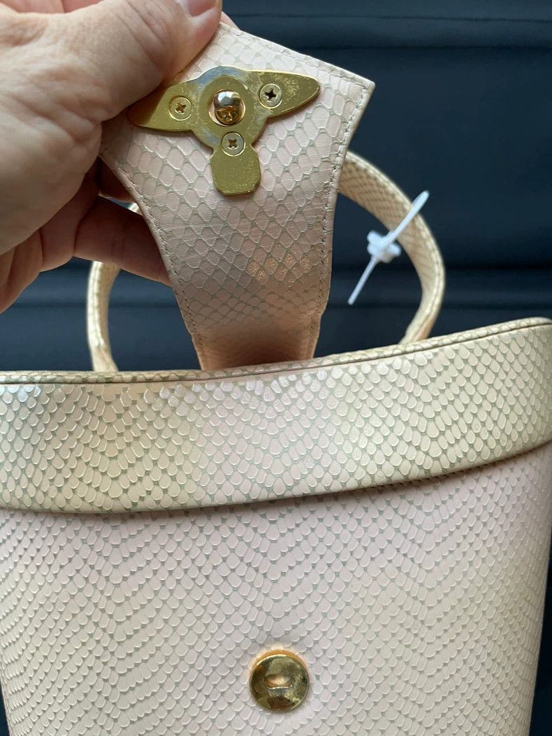 Vivienne Westwood Vivienne Westwood size os Nude Snake Print Handbag Basket G Size ONE SIZE - 4 Thumbnail