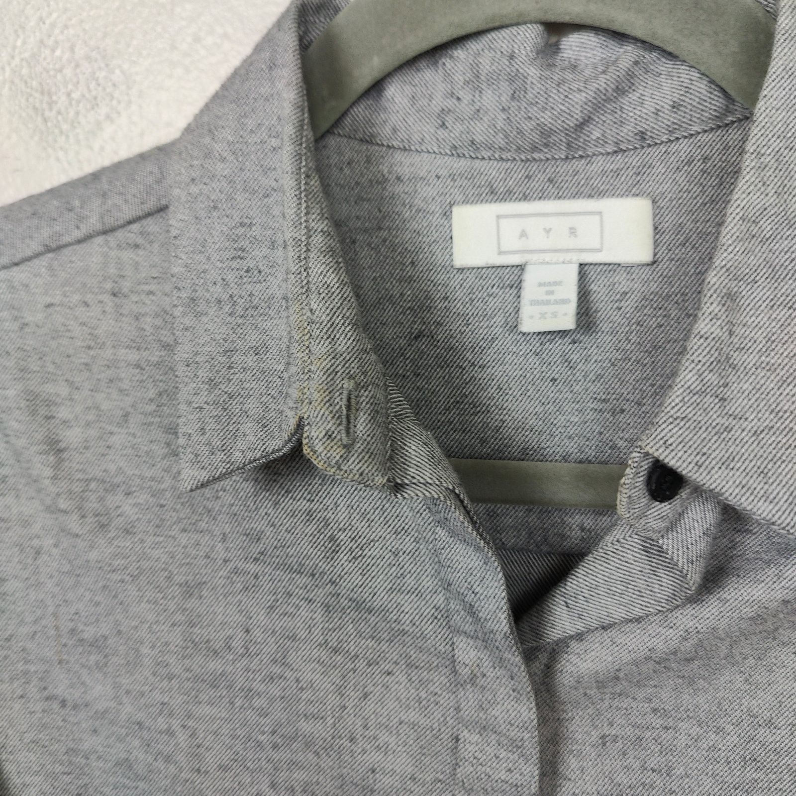 Other Ayr The Brushed Twill Button Up Long Sleeve Shirt Womens XS Size XS / US 0-2 / IT 36-38 - 8 Thumbnail