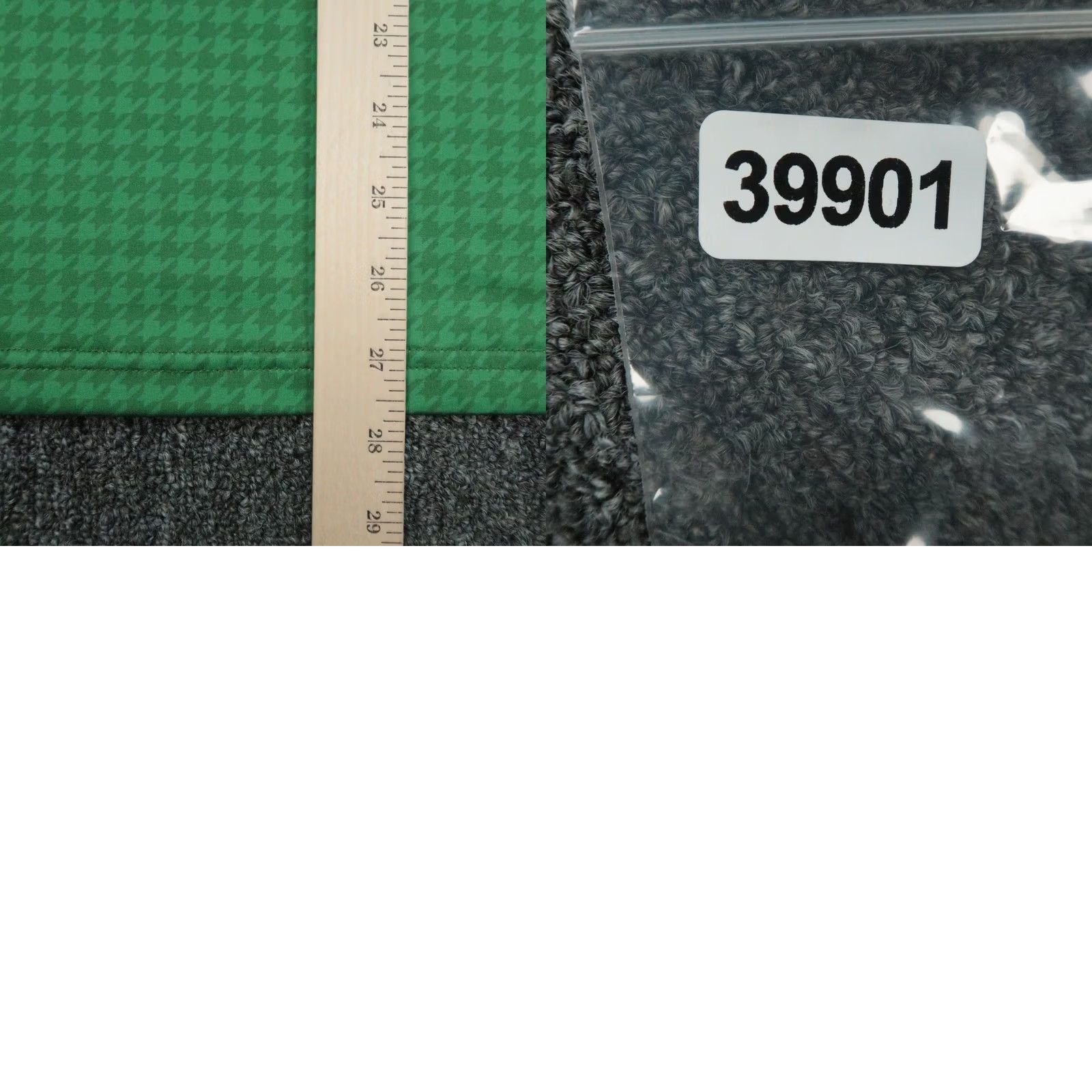 Vintage Barstool Sports Polo Shirt Mens Large Green Houndstooth Short Sleeve Golf Shirt Size US L / EU 52-54 / 3 - 8 Thumbnail