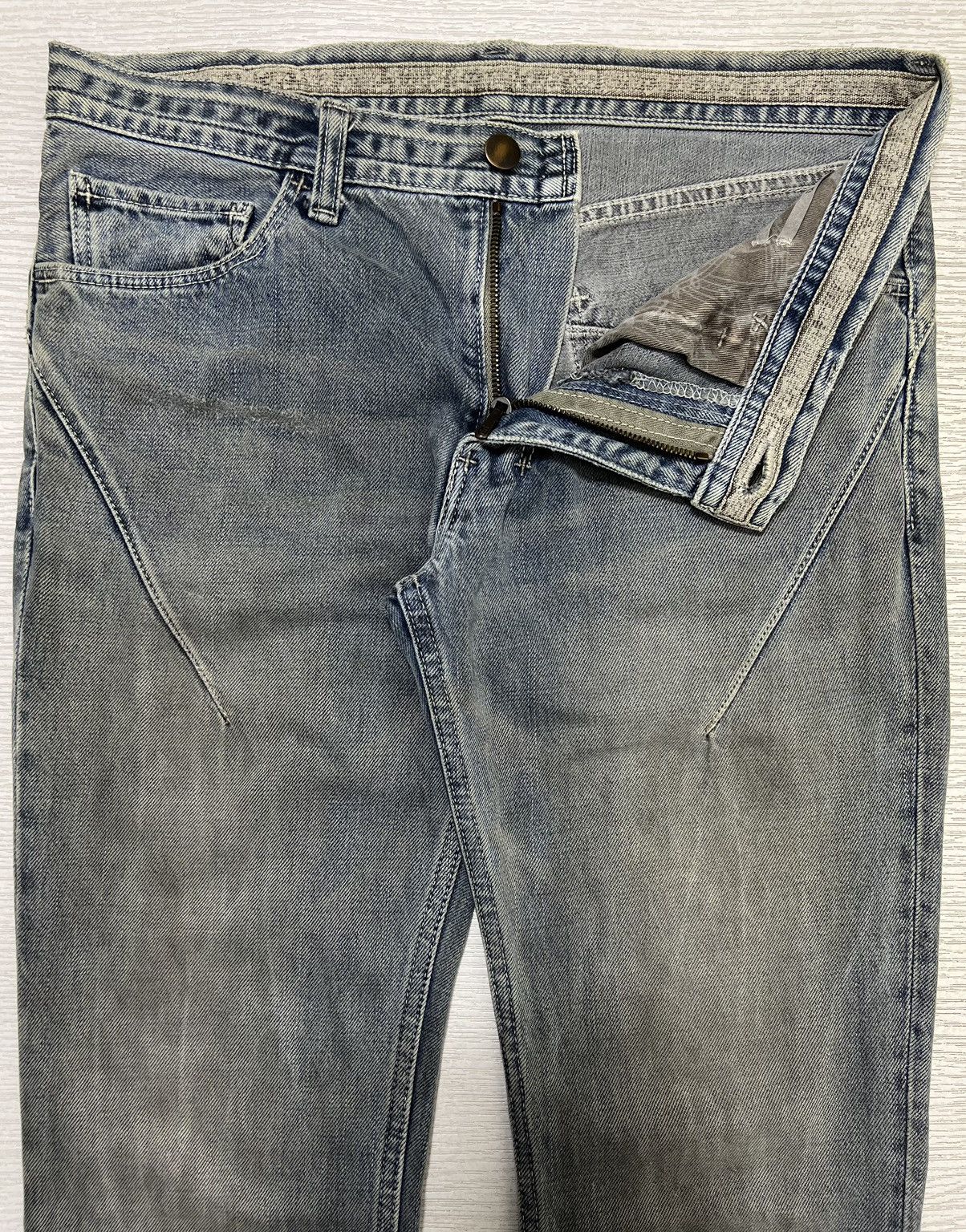 Number (N)ine Number (N)ine - S/S 07’ - Mudwash Distressed Pain Denim Size US 30 / EU 46 - 4 Thumbnail