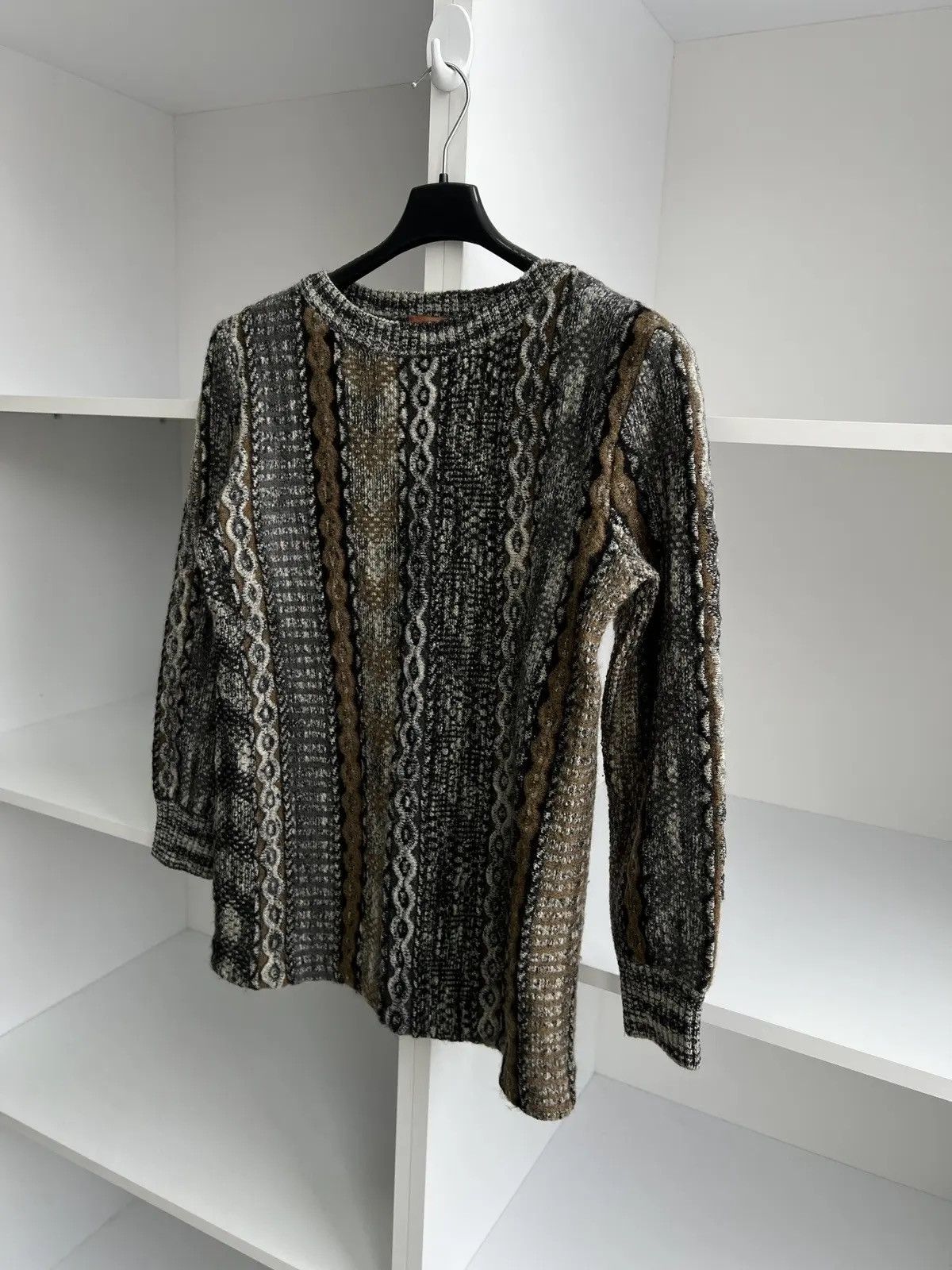 Missoni × Vintage Vintage Missoni wool Embroidered sweater Size US M / EU 48-50 / 2 - 3 Thumbnail
