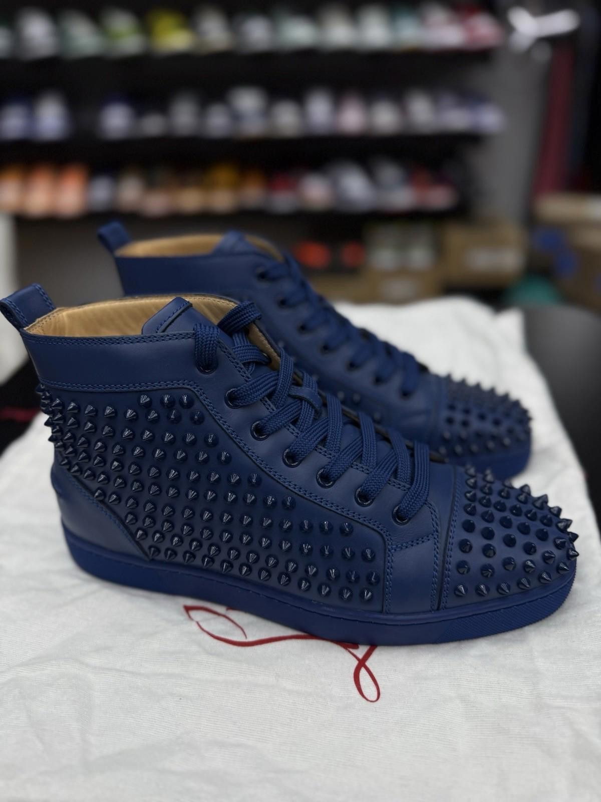 Christian Louboutin Size 41.5EU (8.5 US) - Christian Louboutin Spikes Sneaker Size US 8.5 / EU 41-42 - 1 Thumbnail