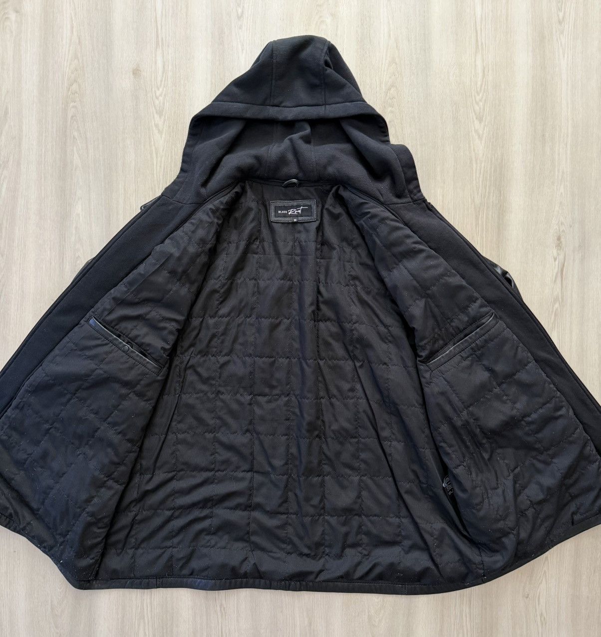 Black Rivet Black Rivet Hooded Genuine Leather Jacket Sz 3XL Casual Goth Size US XXL / EU 58 / 5 - 8 Thumbnail